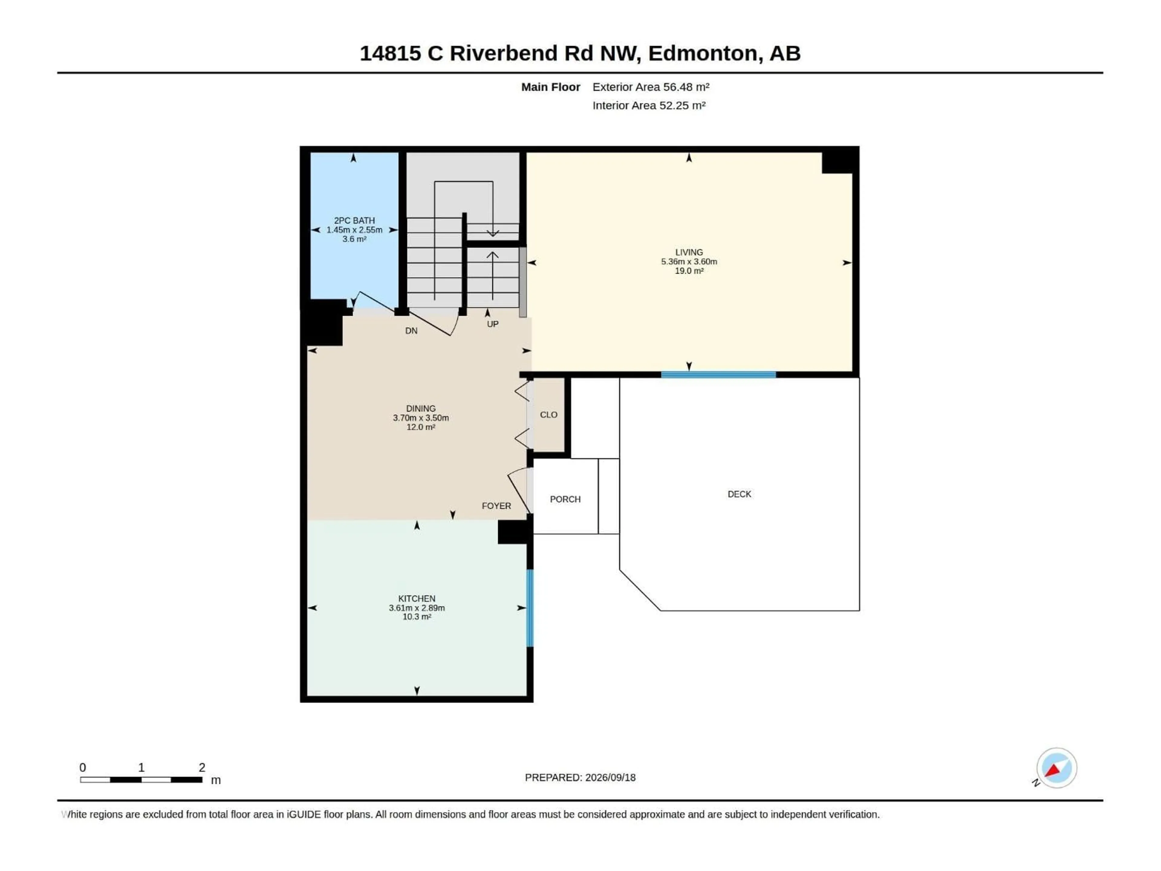 Floor plan for 14815C RIVERBEND RD, Edmonton Alberta T6H5A9