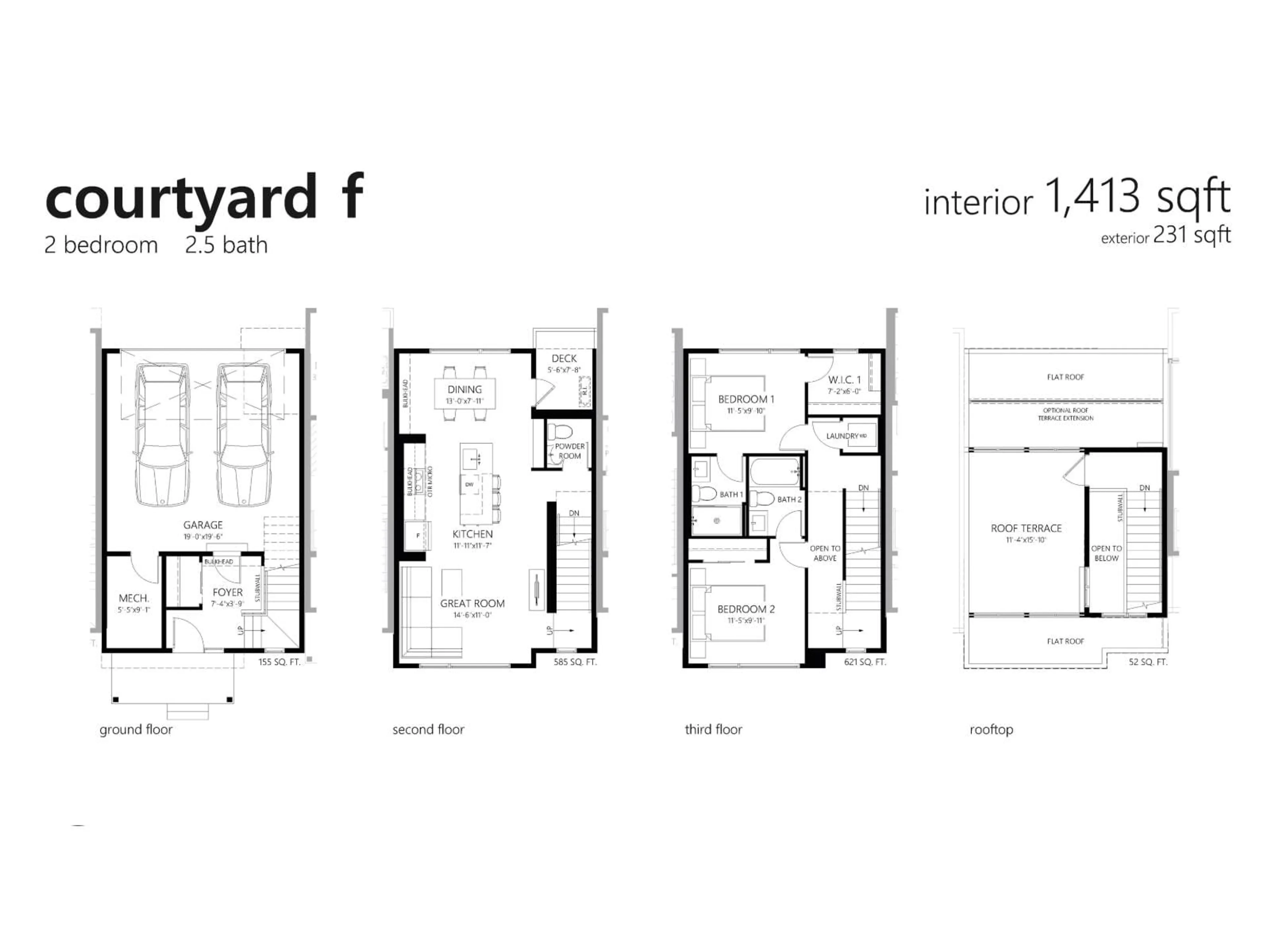 Floor plan for 5 - 62 RONDEAU DR, St. Albert Alberta T8N7X8