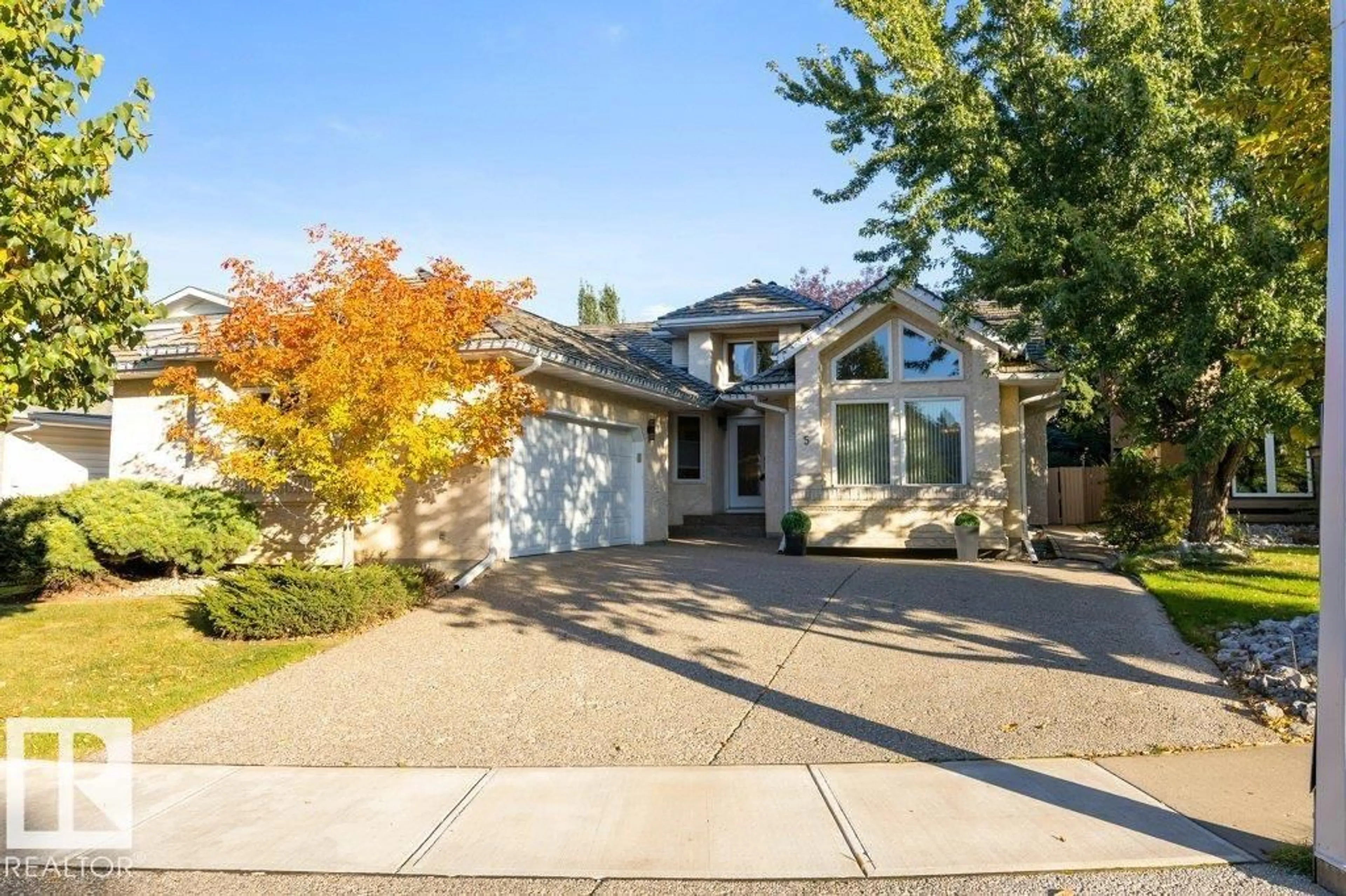Home with brick exterior material, street for 5 ELLIOTT PL, St. Albert Alberta T8N5S5
