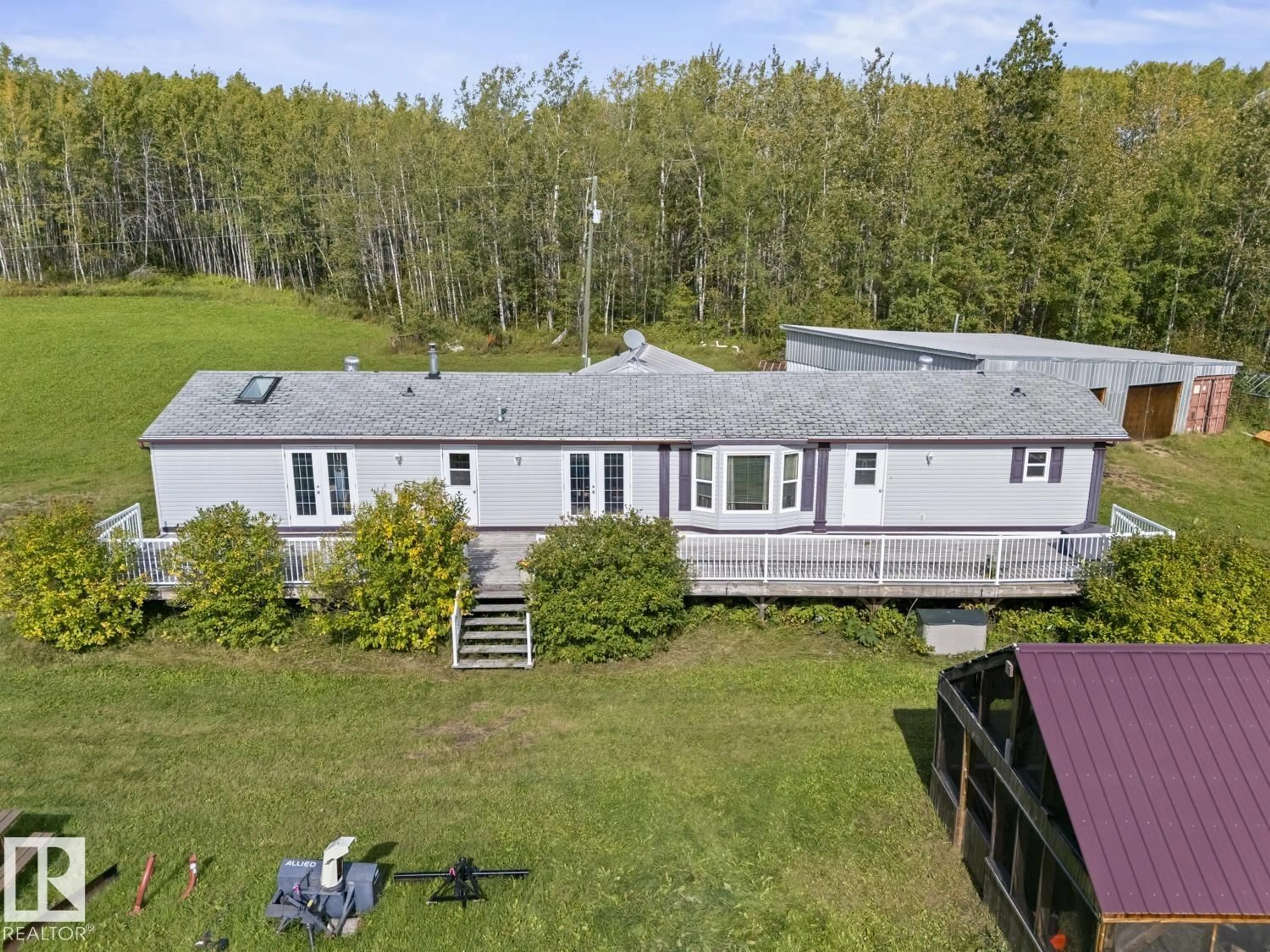 A pic from outside/outdoor area/front of a property/back of a property/a pic from drone, unknown for 43018 TWP RD 643, Rural Bonnyville M.D. Alberta T9M1P3