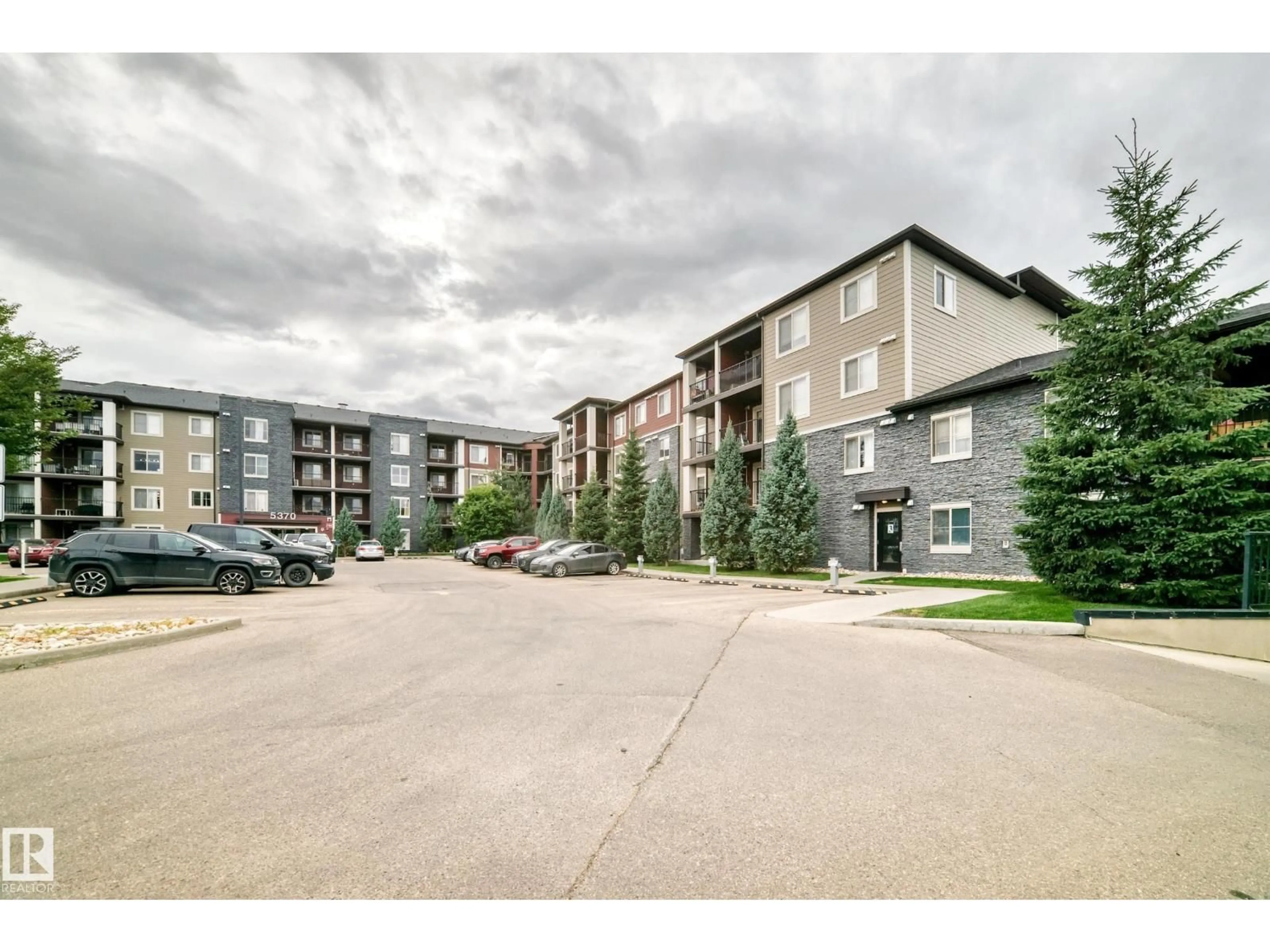 A pic from outside/outdoor area/front of a property/back of a property/a pic from drone, unknown for #306 - 5370 CHAPPELLE RD, Edmonton Alberta T6W3L5
