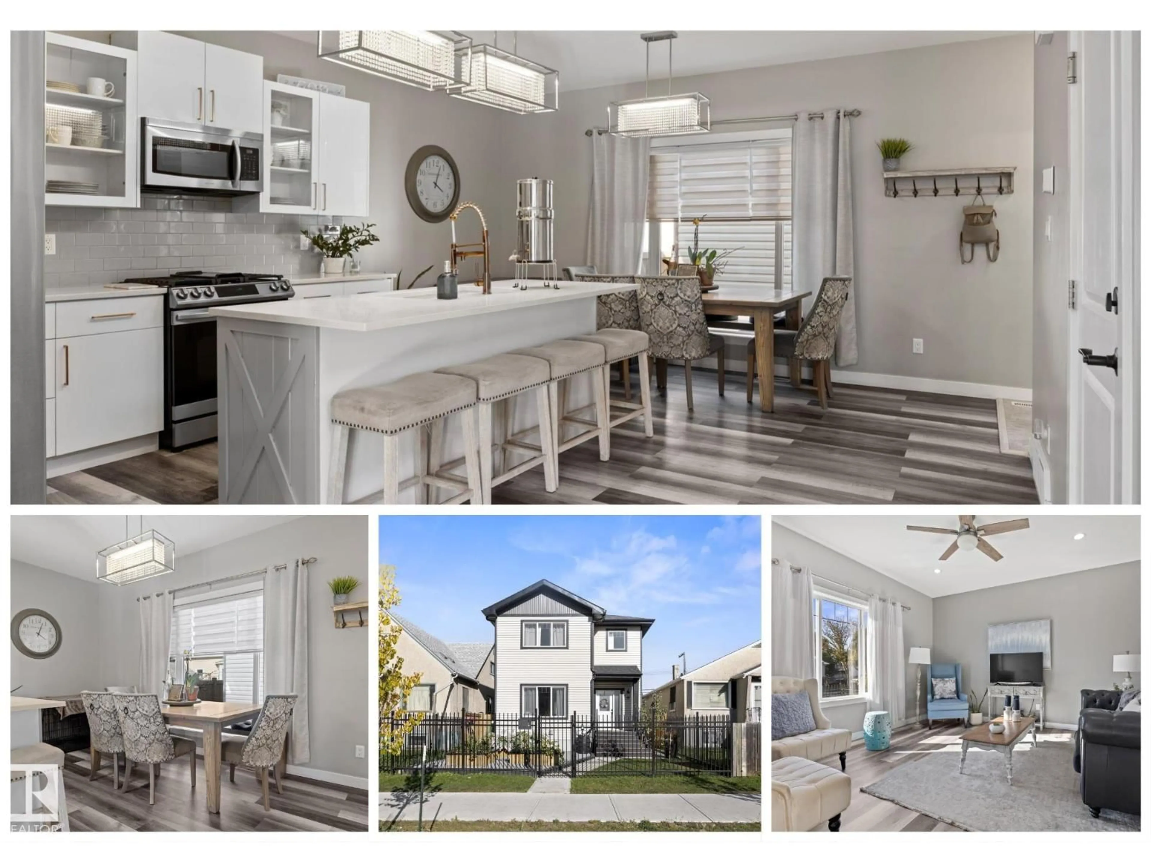 Open concept kitchen, ceramic/tile floor for NW - 10625 96 ST, Edmonton Alberta T5H2J1