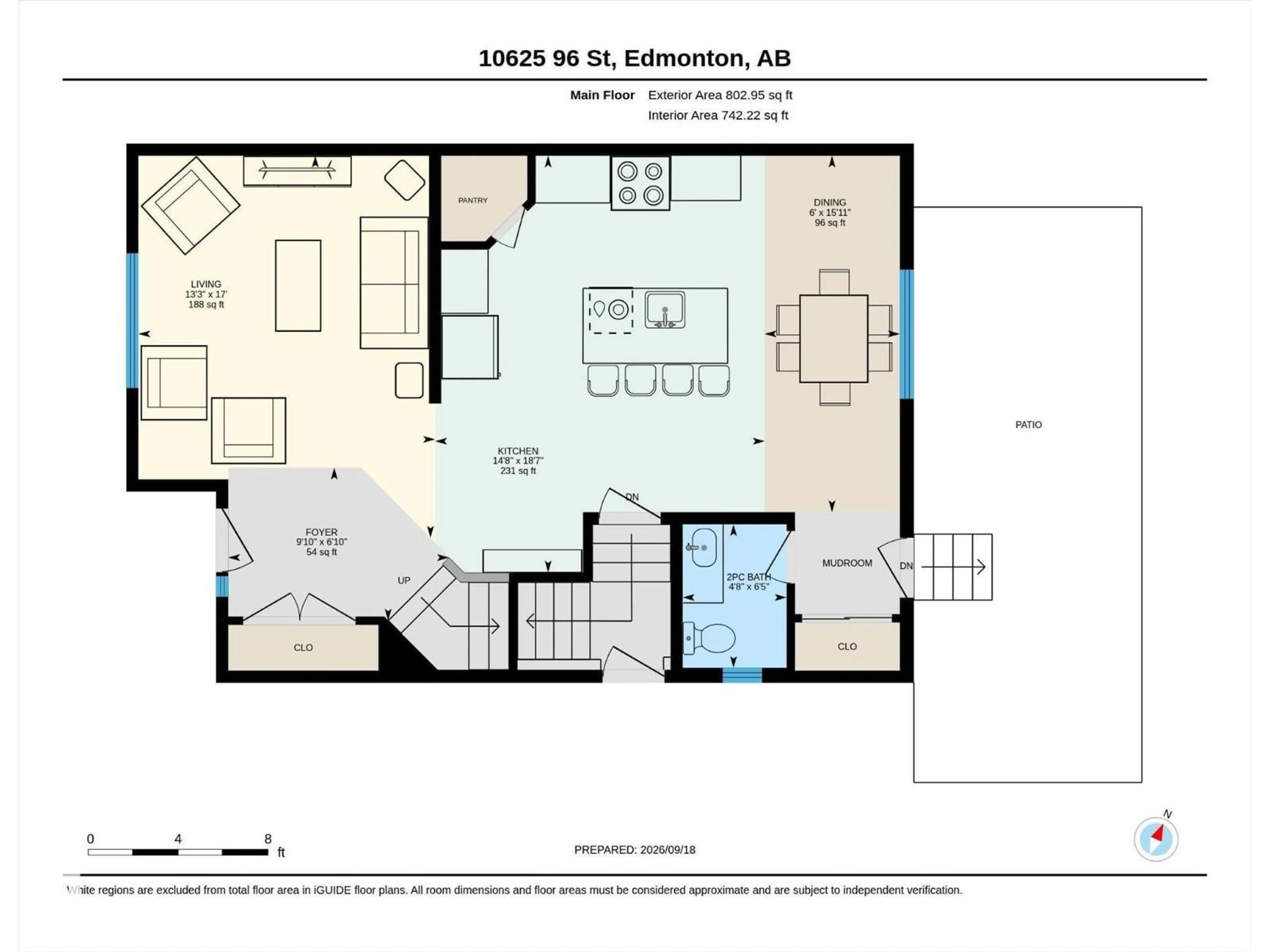 Floor plan for NW - 10625 96 ST, Edmonton Alberta T5H2J1