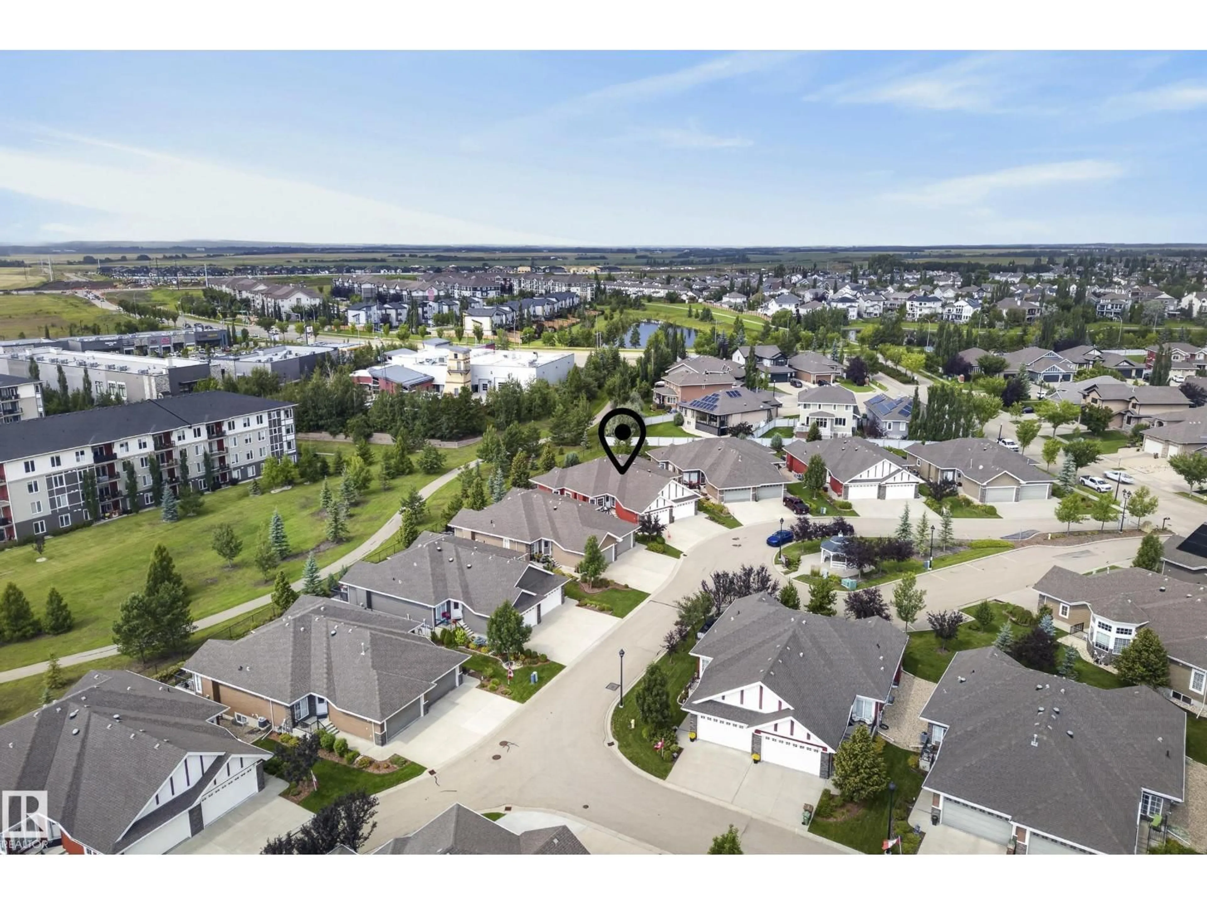 A pic from outside/outdoor area/front of a property/back of a property/a pic from drone, unknown for #8 - 88 LACOMBE DR, St. Albert Alberta T8N7N3