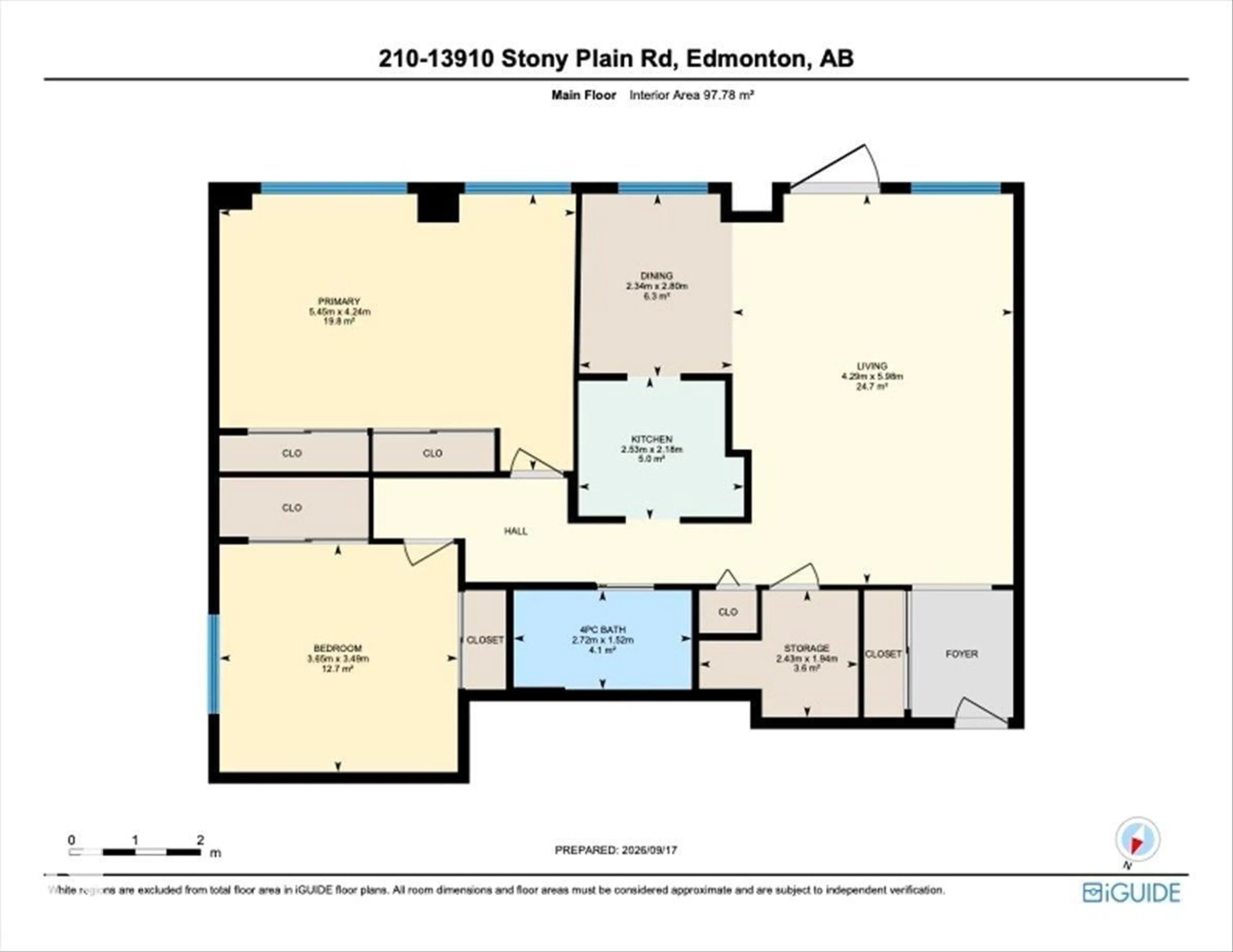 Floor plan for 210 STONY PLAIN RD, Edmonton Alberta T5N3R2