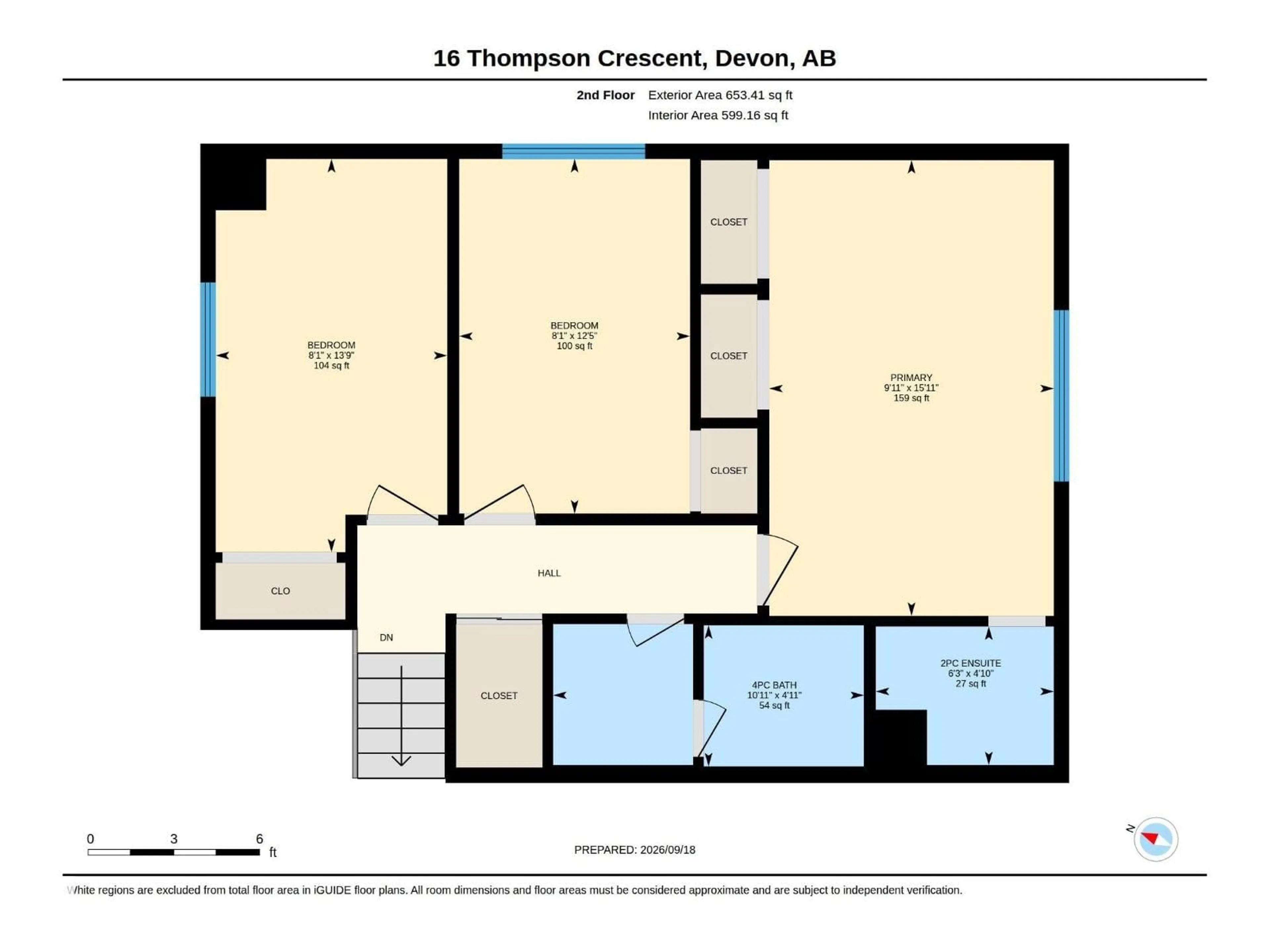 Floor plan for 16 THOMPSON, Devon Alberta T9G1M9