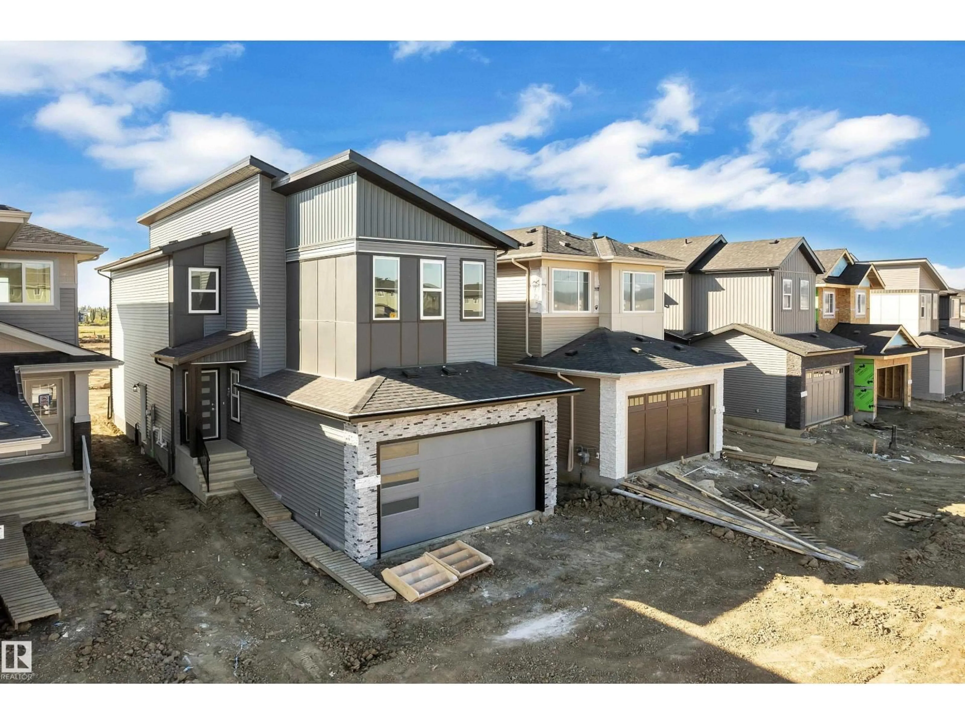 A pic from outside/outdoor area/front of a property/back of a property/a pic from drone, street for 3816 39 ST, Beaumont Alberta T4X3A1