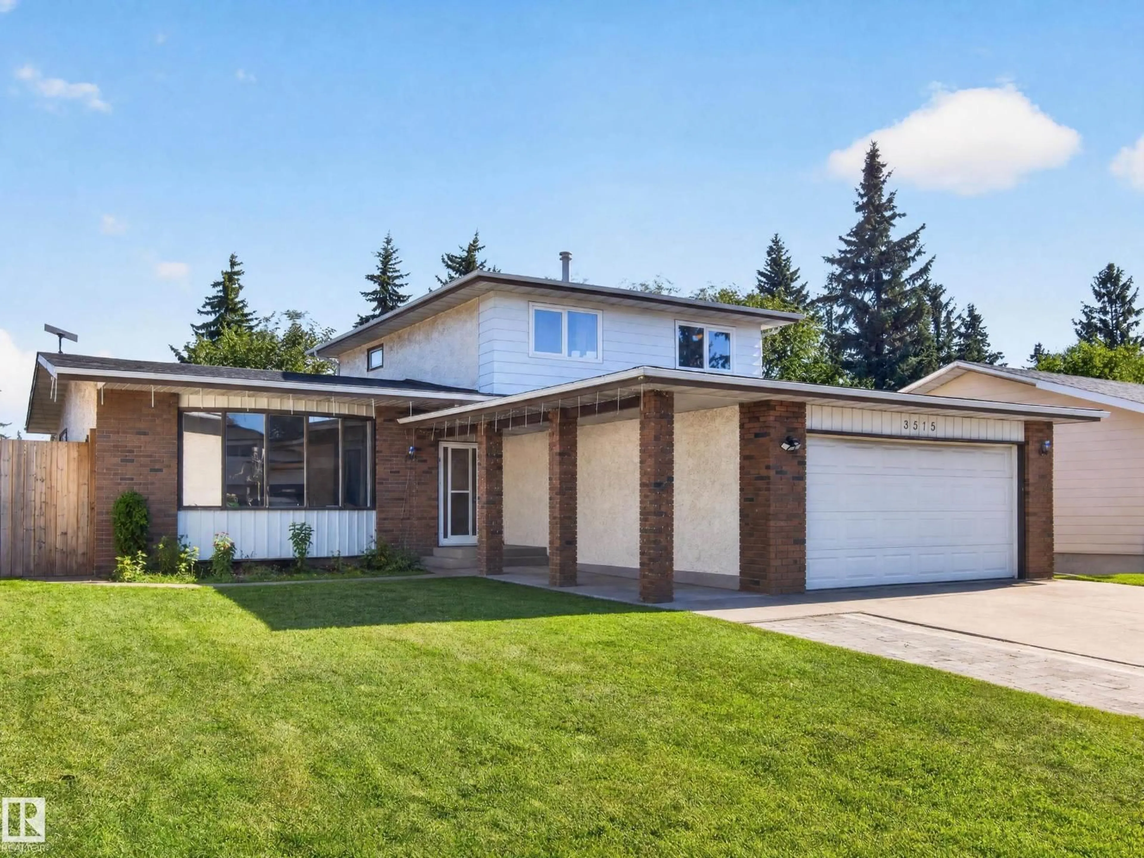 Home with vinyl exterior material, street for NW - 3515 51 ST, Edmonton Alberta T6L1C7