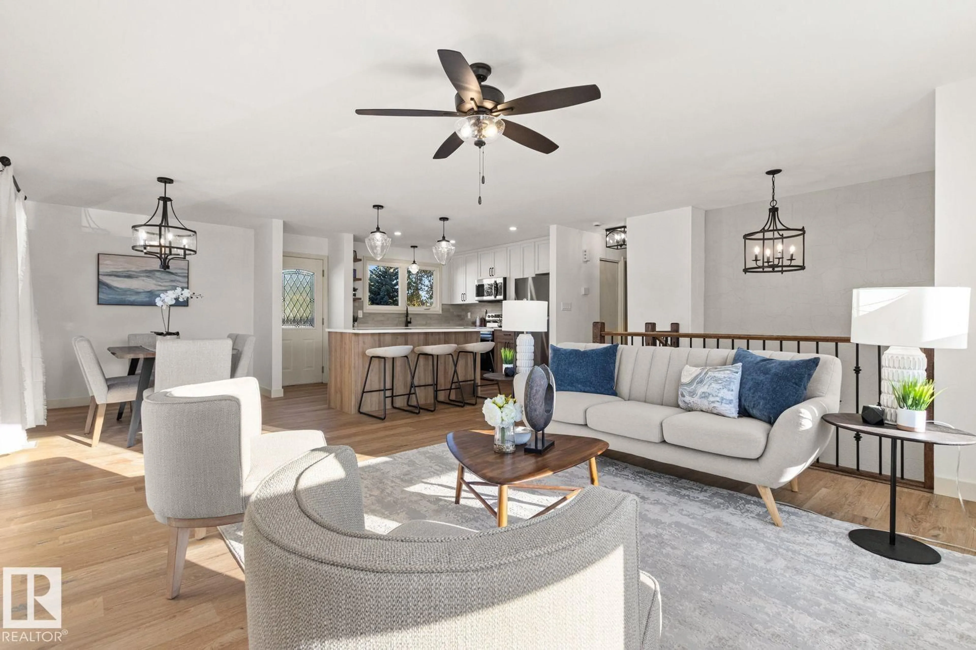 Open concept kitchen, unknown for 5208 10 AV, Edmonton Alberta T6L1Z1