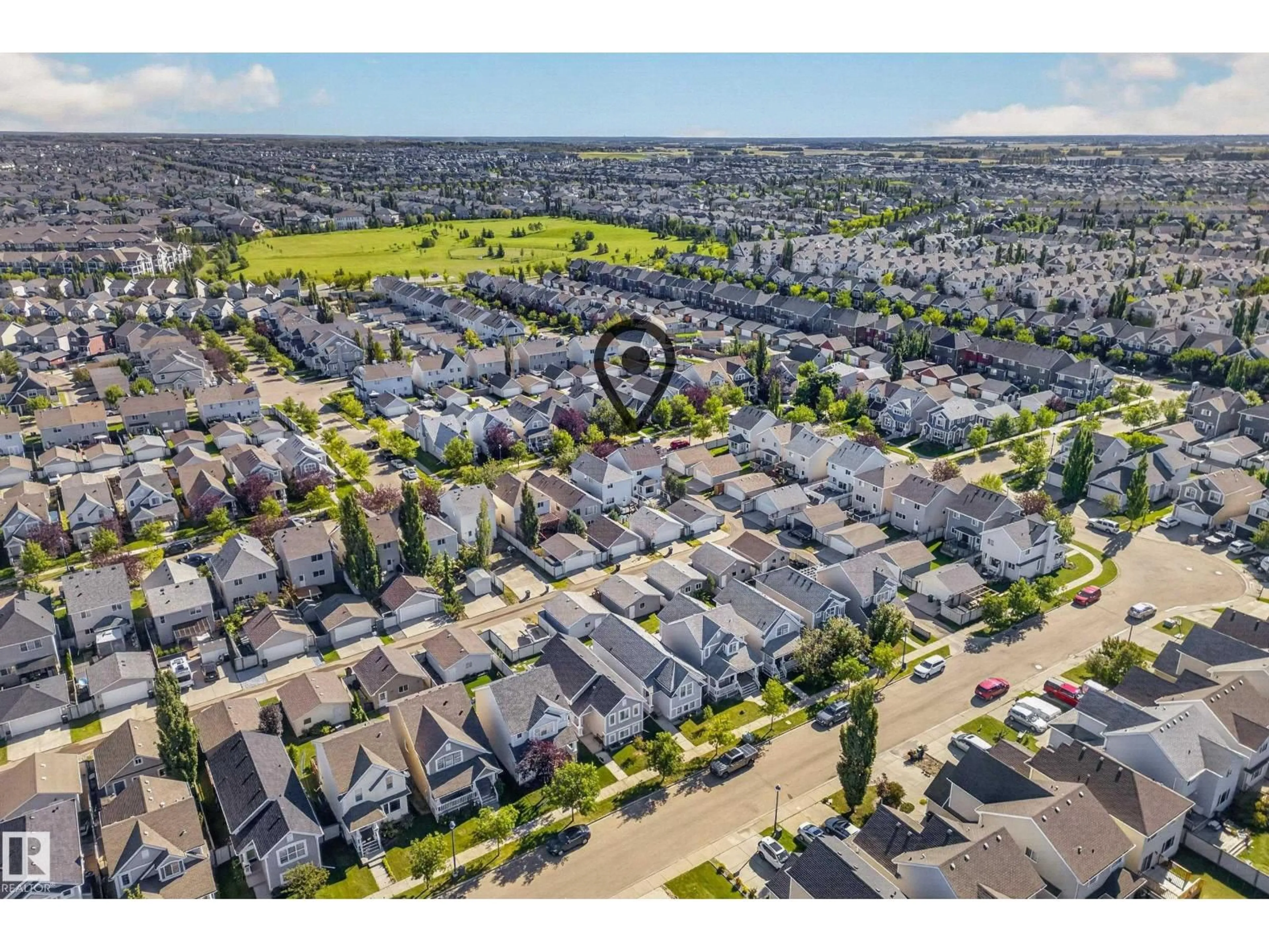 A pic from outside/outdoor area/front of a property/back of a property/a pic from drone, street for 1530 76 ST, Edmonton Alberta T6X1M3