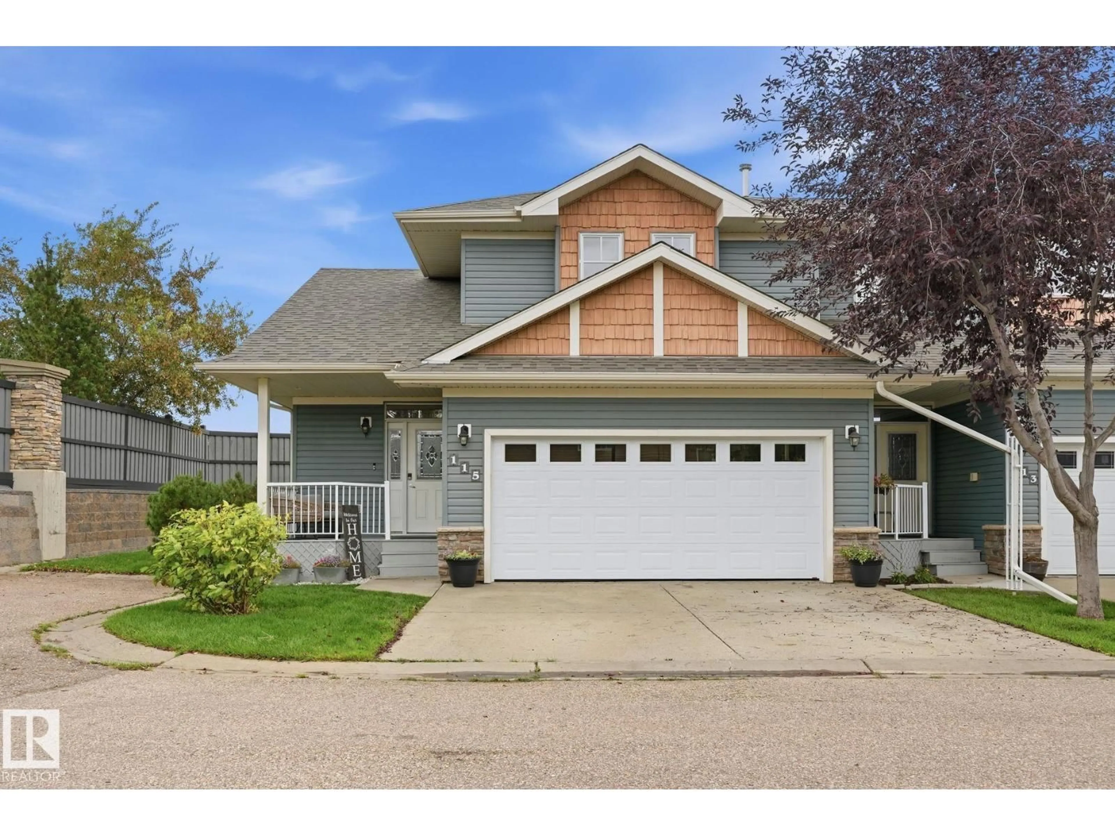 Home with vinyl exterior material, street for 115 102 WEST HAVEN DR, Leduc Alberta T9E0A2