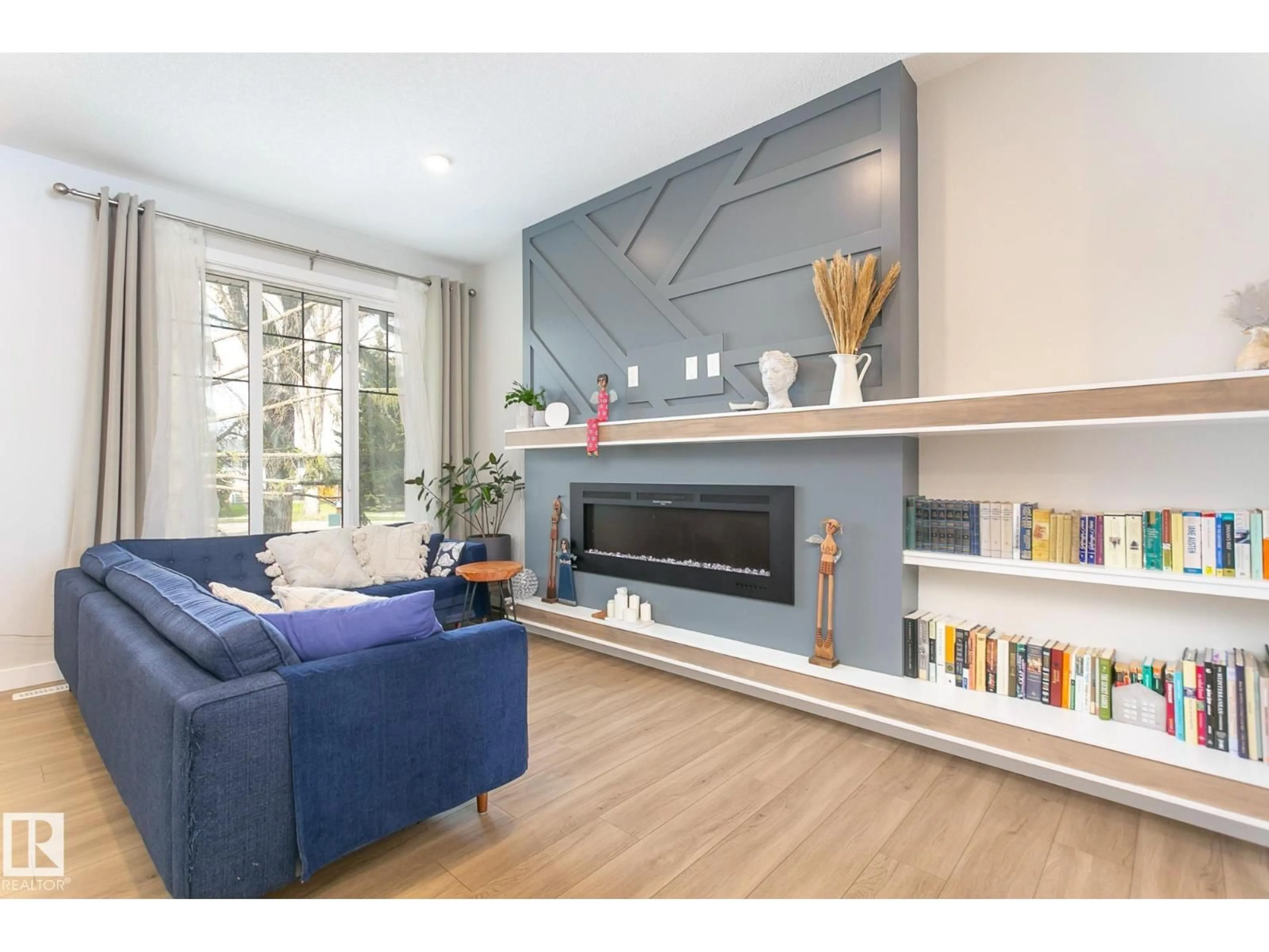 Living room with furniture, unknown for 9111 65 AV, Edmonton Alberta T6E0J8