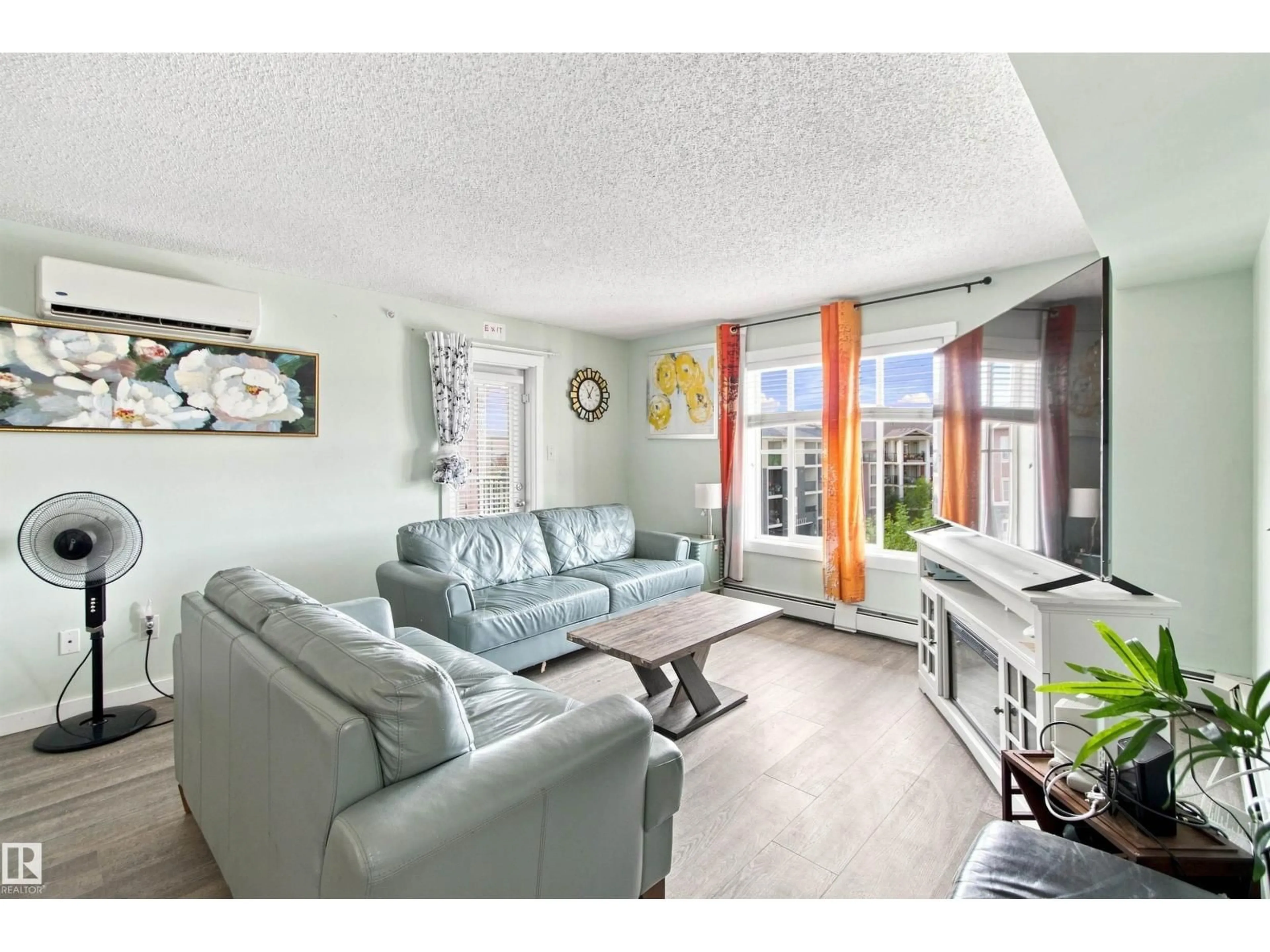 Living room with furniture, unknown for #413 - 18126 77 ST, Edmonton Alberta T5Z0N7