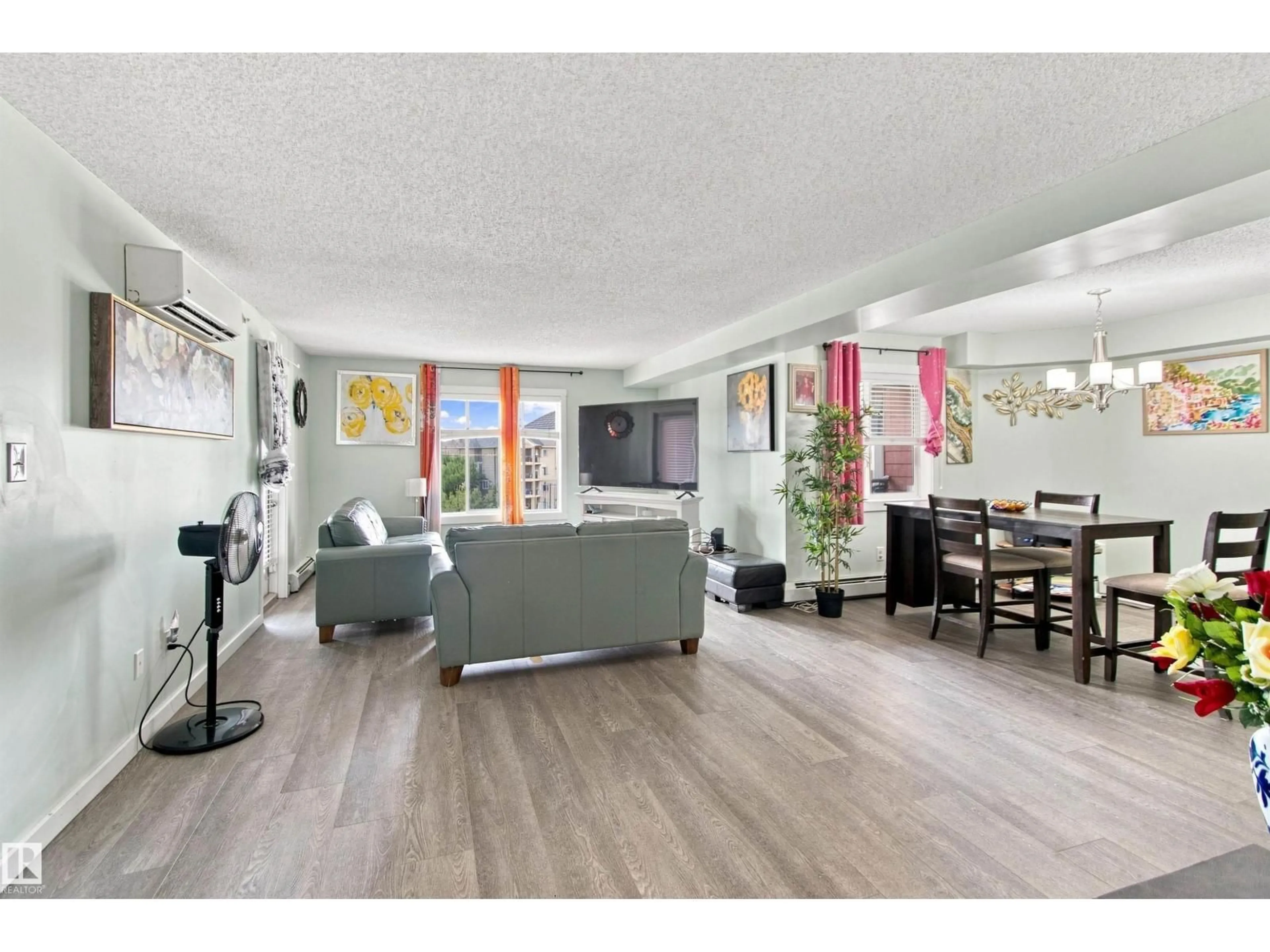 Living room with furniture, unknown for #413 - 18126 77 ST, Edmonton Alberta T5Z0N7