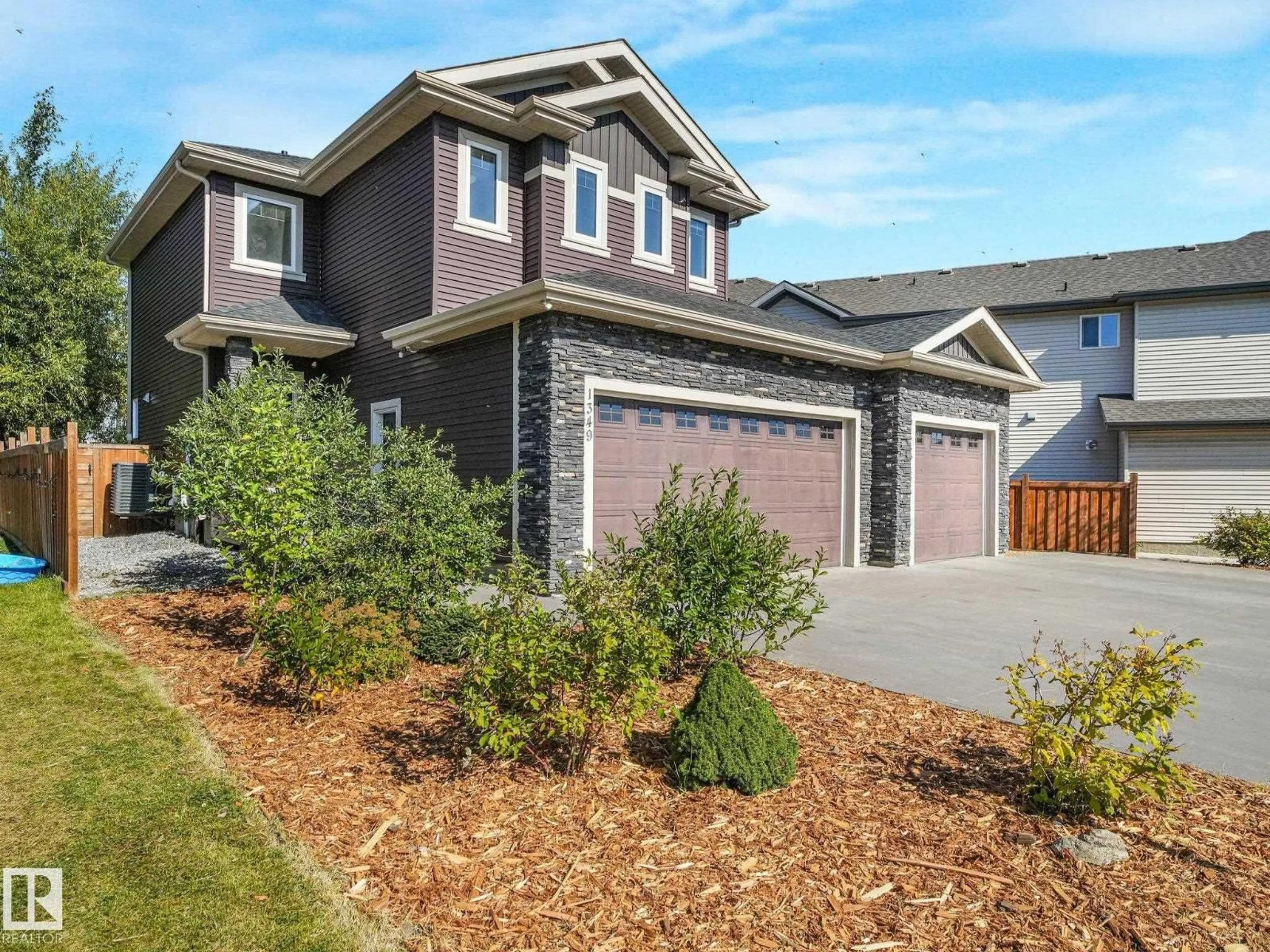 Home with brick exterior material, street for 1349 ADAMSON DR, Edmonton Alberta T6W3B9