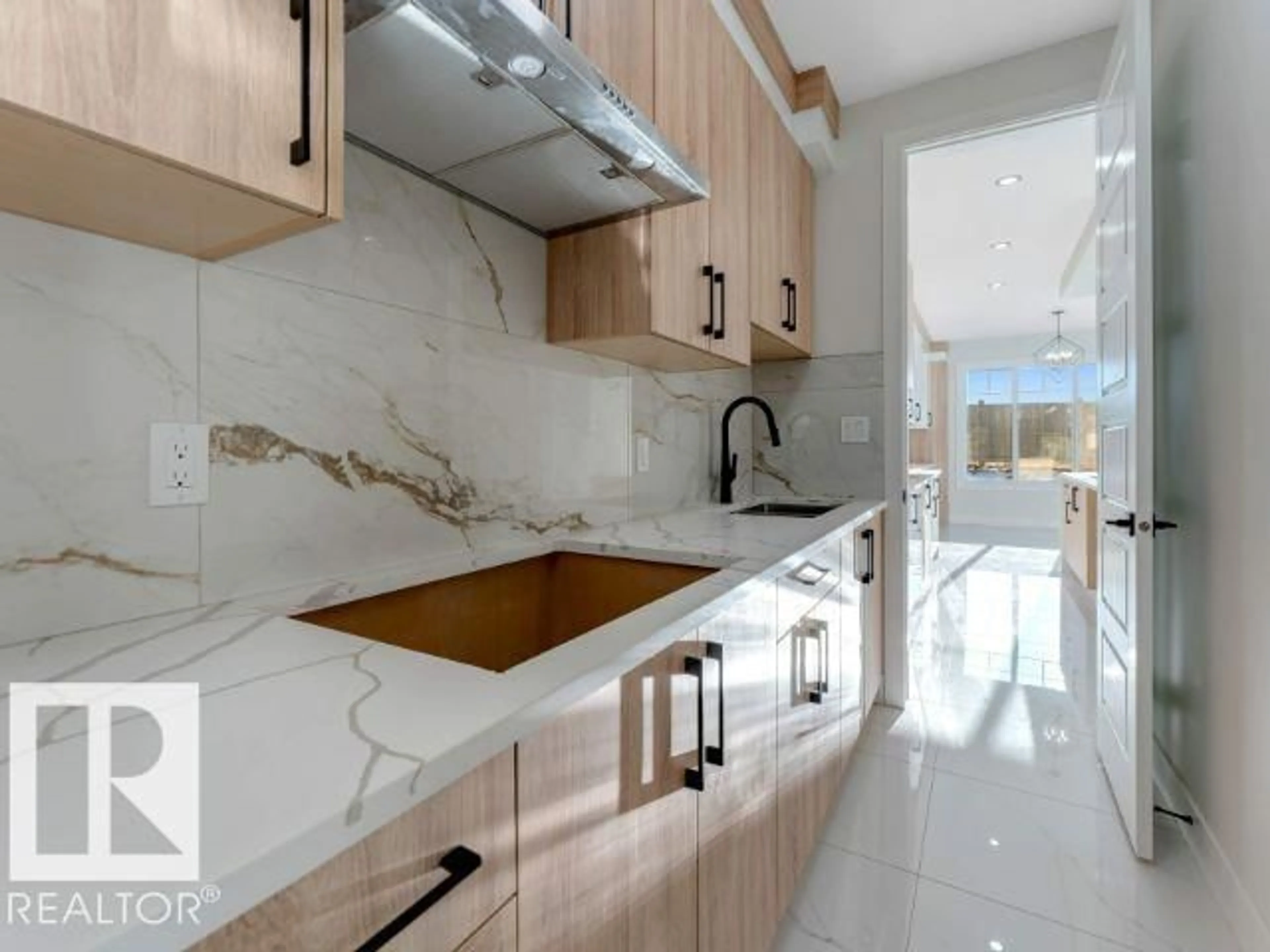 Contemporary kitchen, ceramic/tile floor for 4321 36 ST, Beaumont Alberta T4X3G6