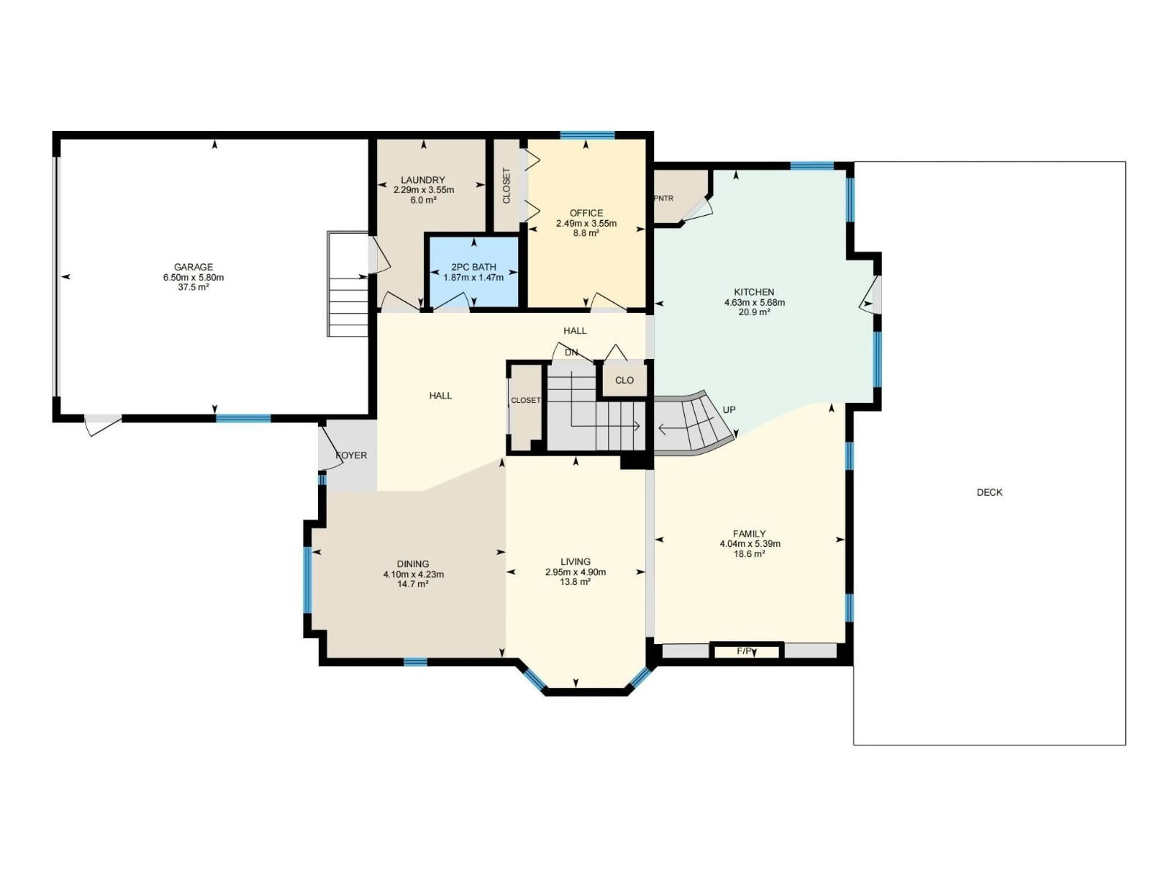 Floor plan for 446 ORMSBY RD, Edmonton Alberta T5T6B1