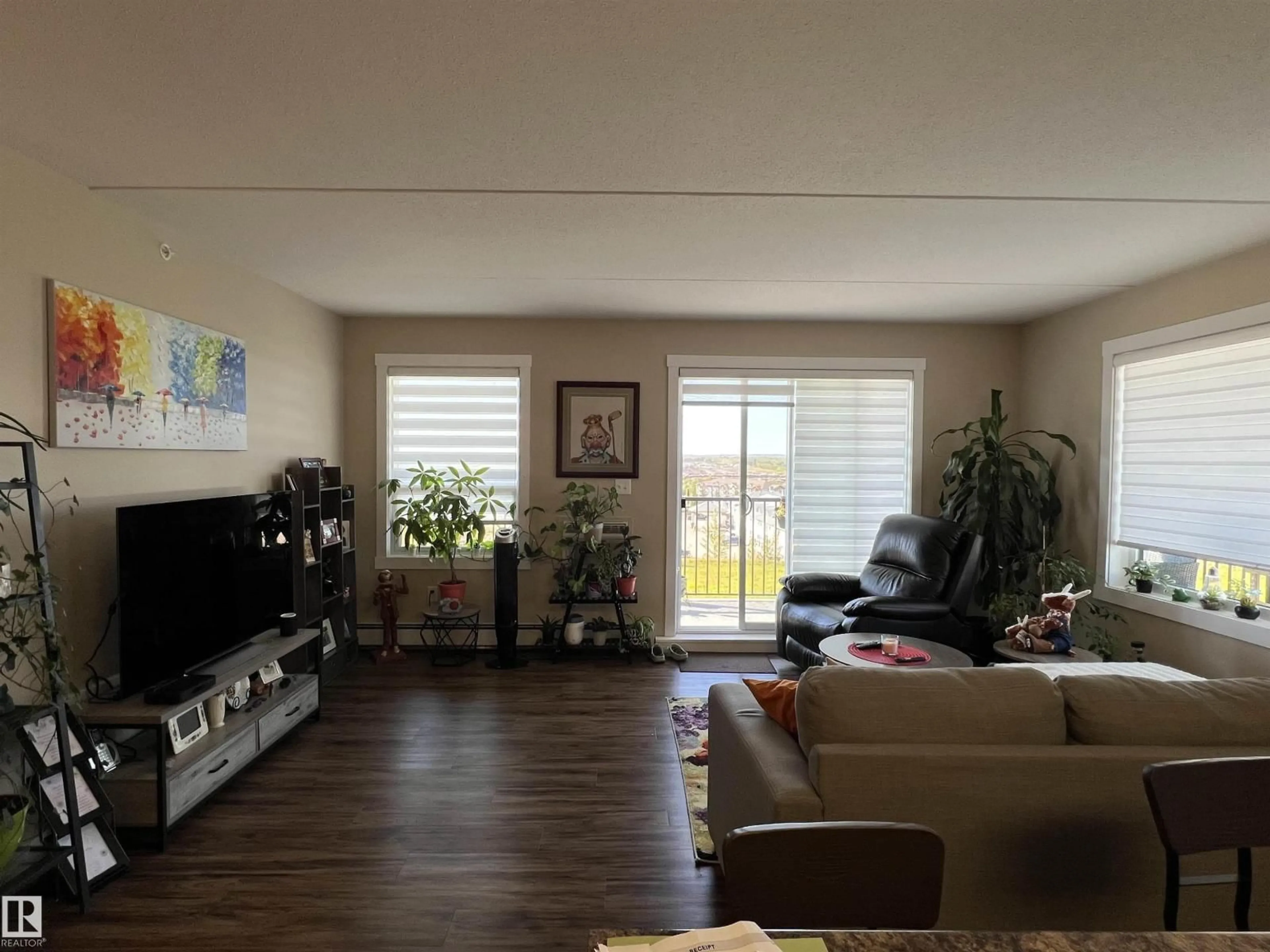 Living room with furniture, unknown for 307 - 4002 47 ST, Drayton Valley Alberta T7A0A2