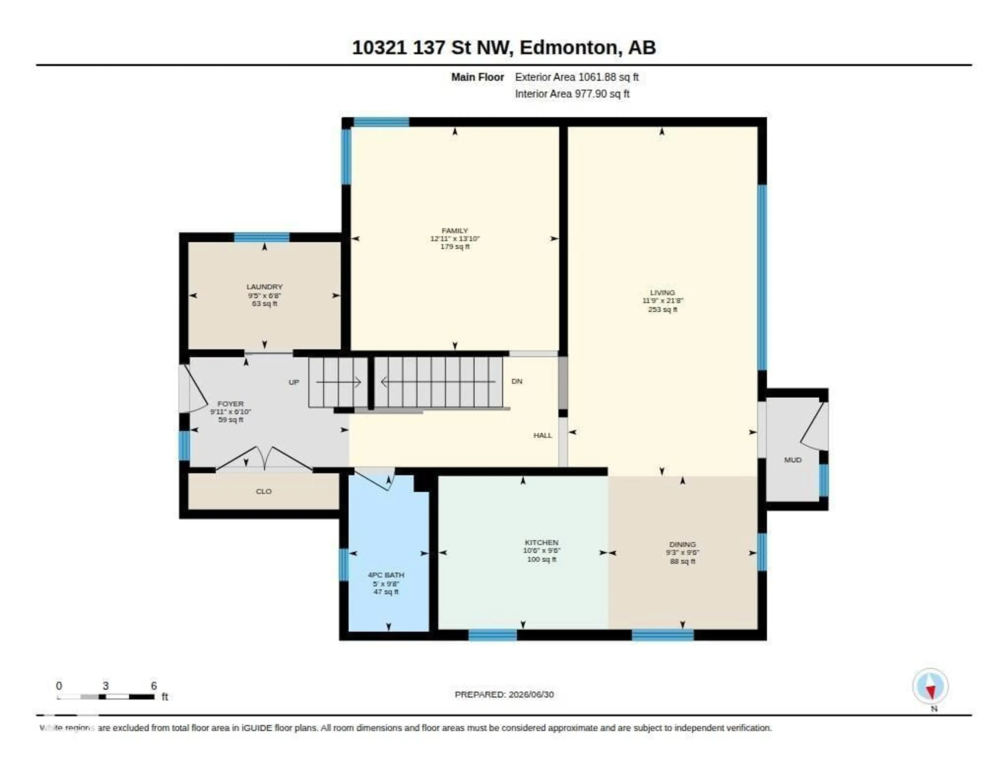 Floor plan for 10321 137 ST, Edmonton Alberta T5N2H2