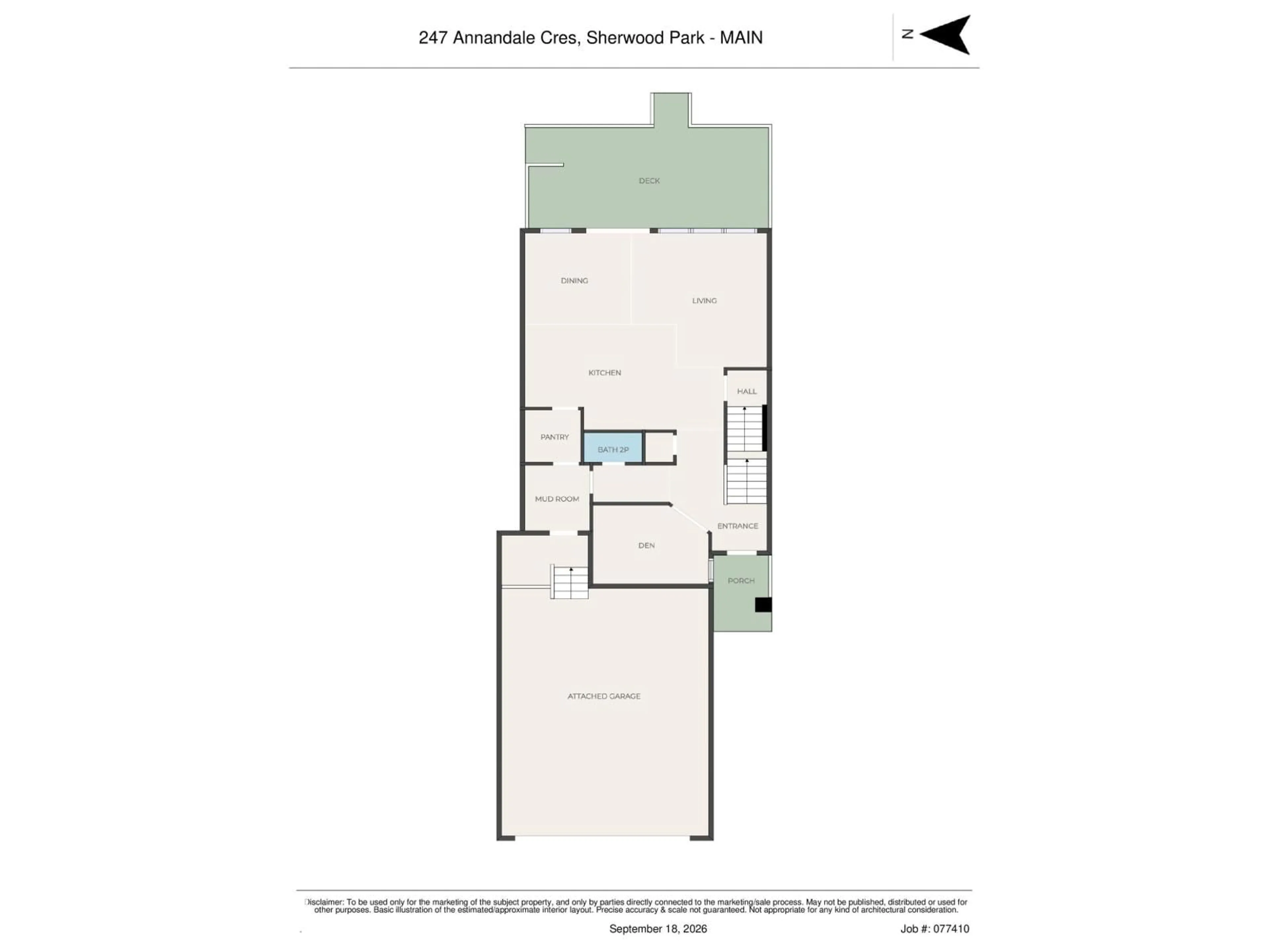 Floor plan for 247 ANNANDALE CR, Sherwood Park Alberta T8H1B3