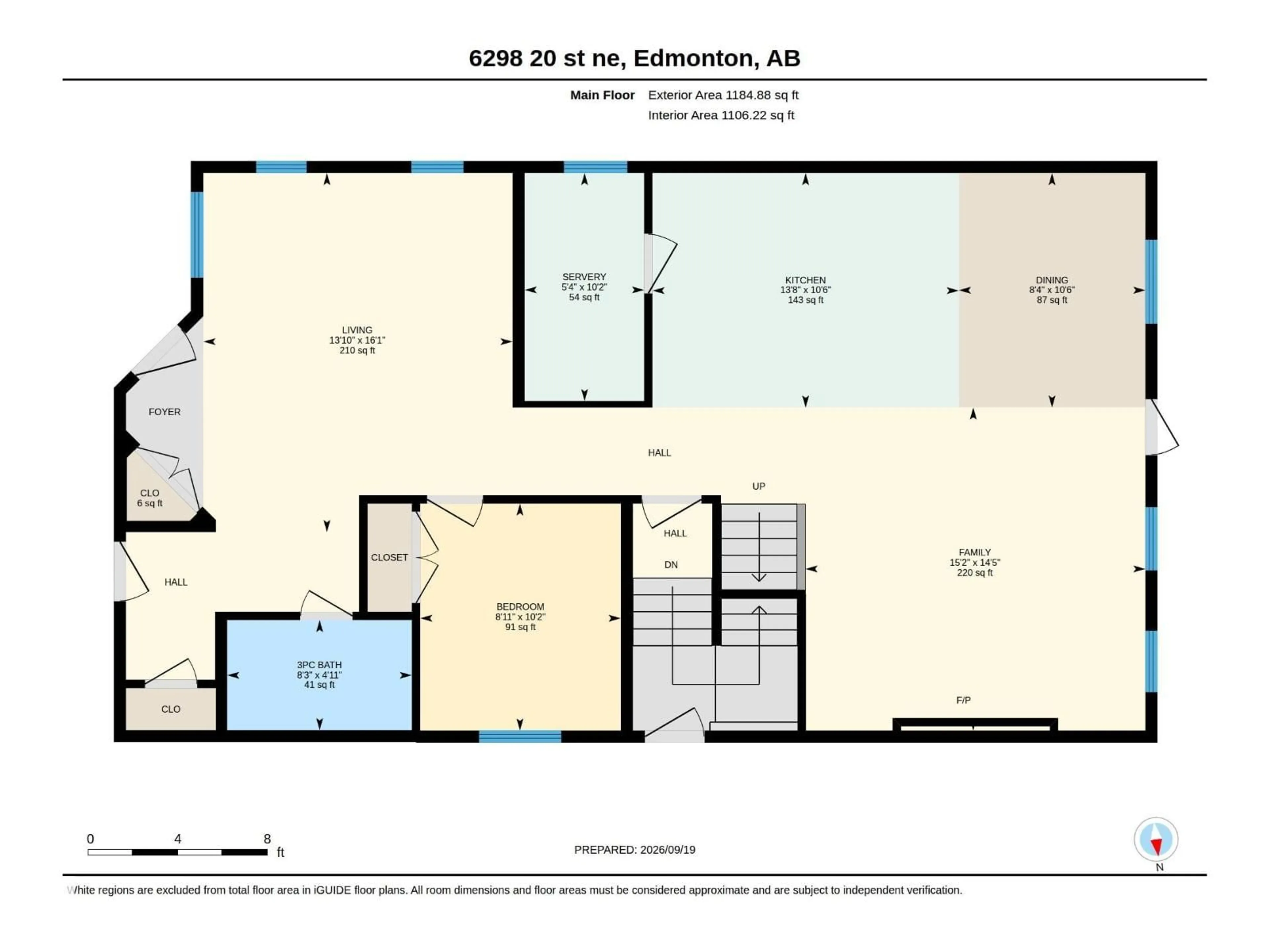 Floor plan for NE - 6298 19 ST, Rural Leduc County Alberta T4X3C9