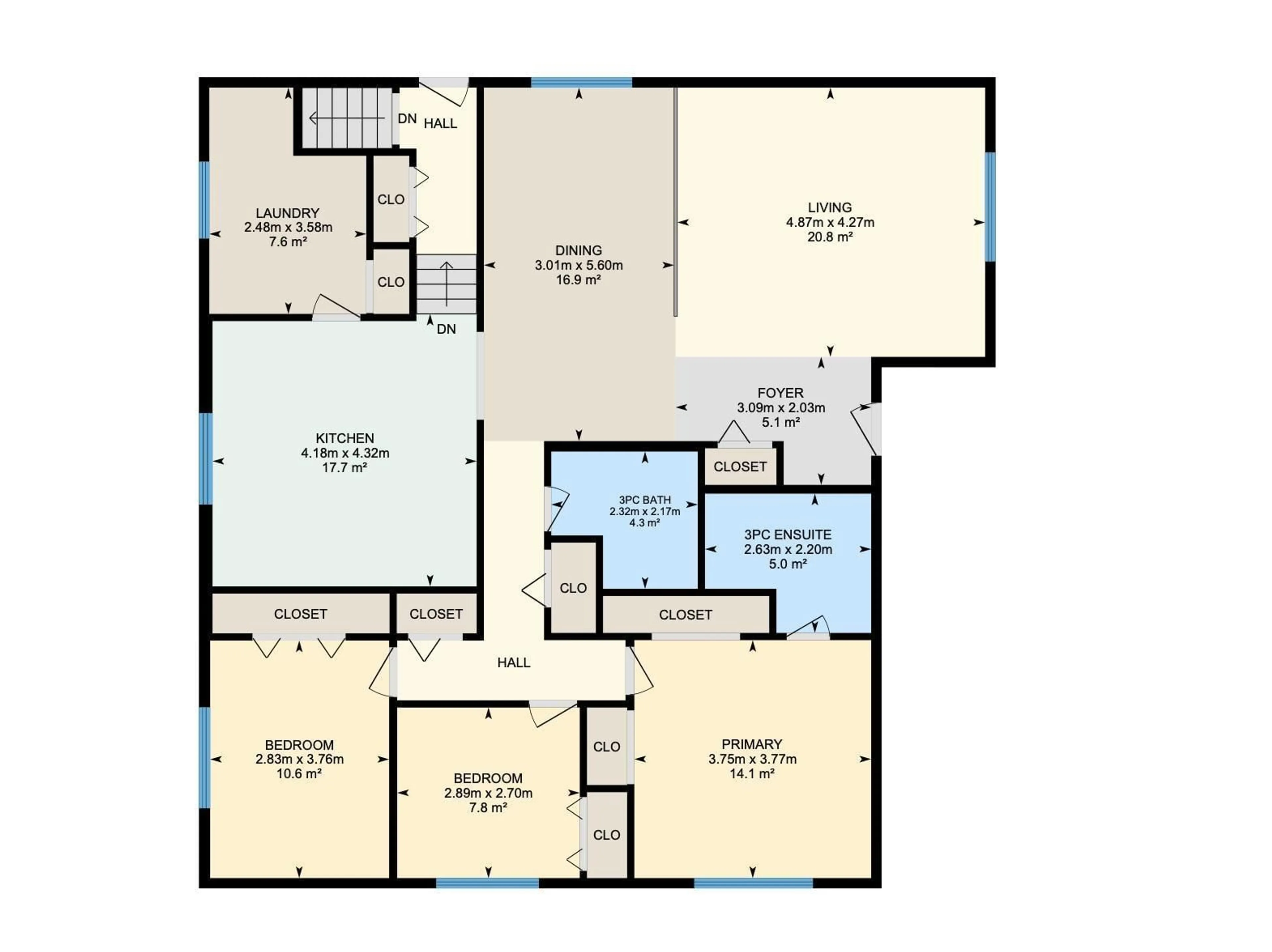 Floor plan for 5047 46 ST, Lamont Alberta T0B2R0
