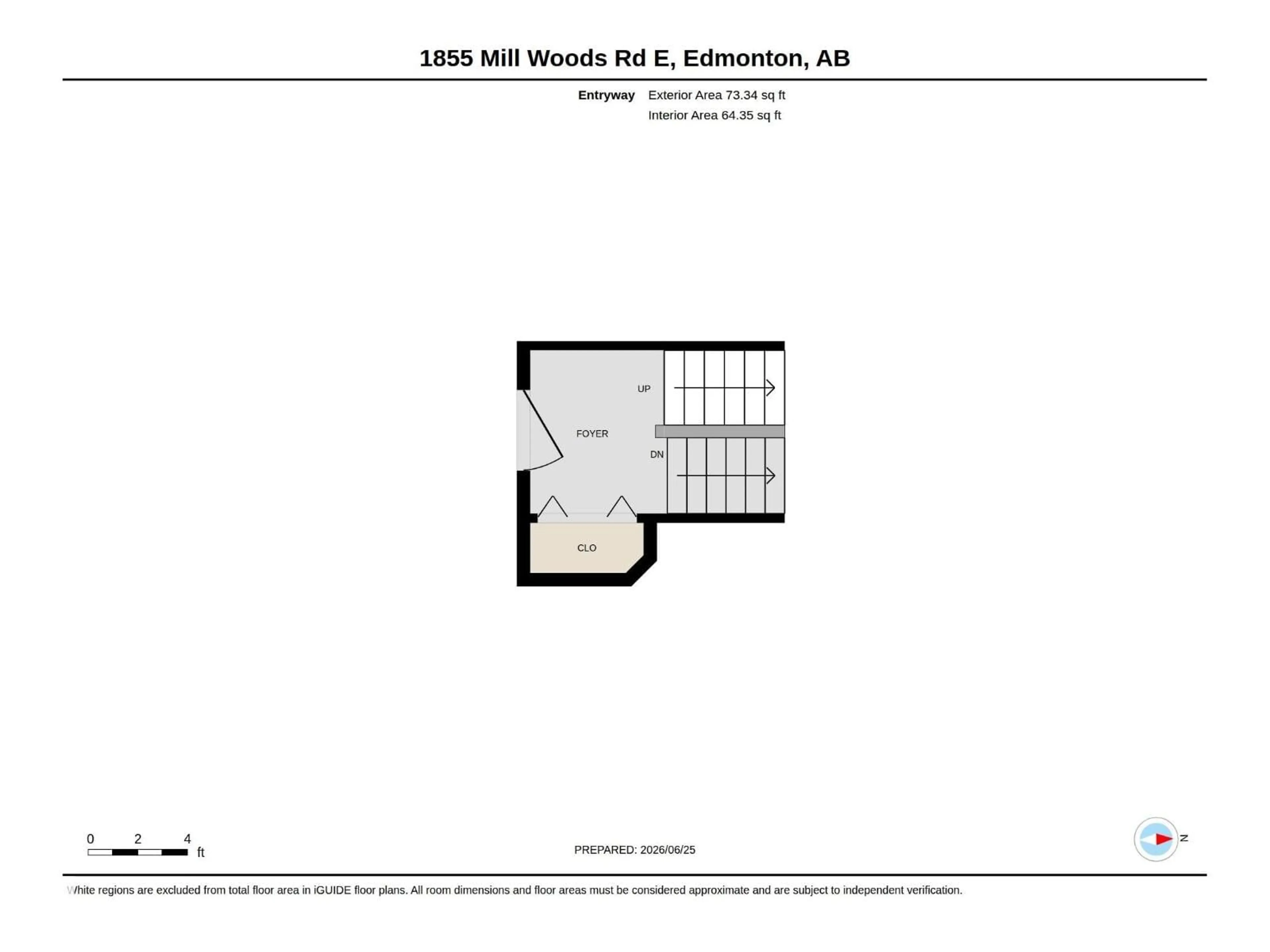 Floor plan for 1855 MILLWOODS ROAD EAST NW, Edmonton Alberta T6L6K2