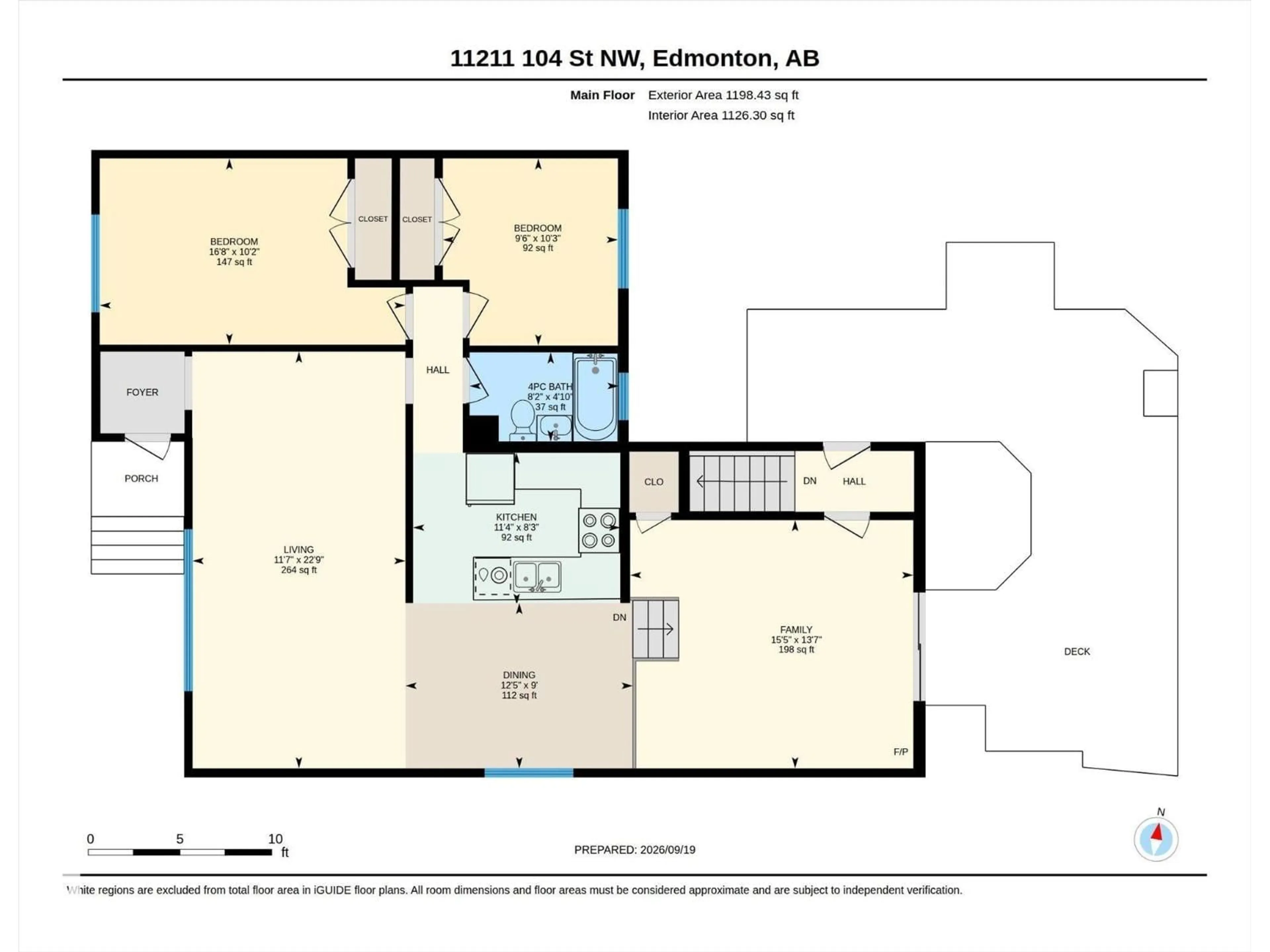 Floor plan for NW - 11211 104 ST, Edmonton Alberta T5G2K6