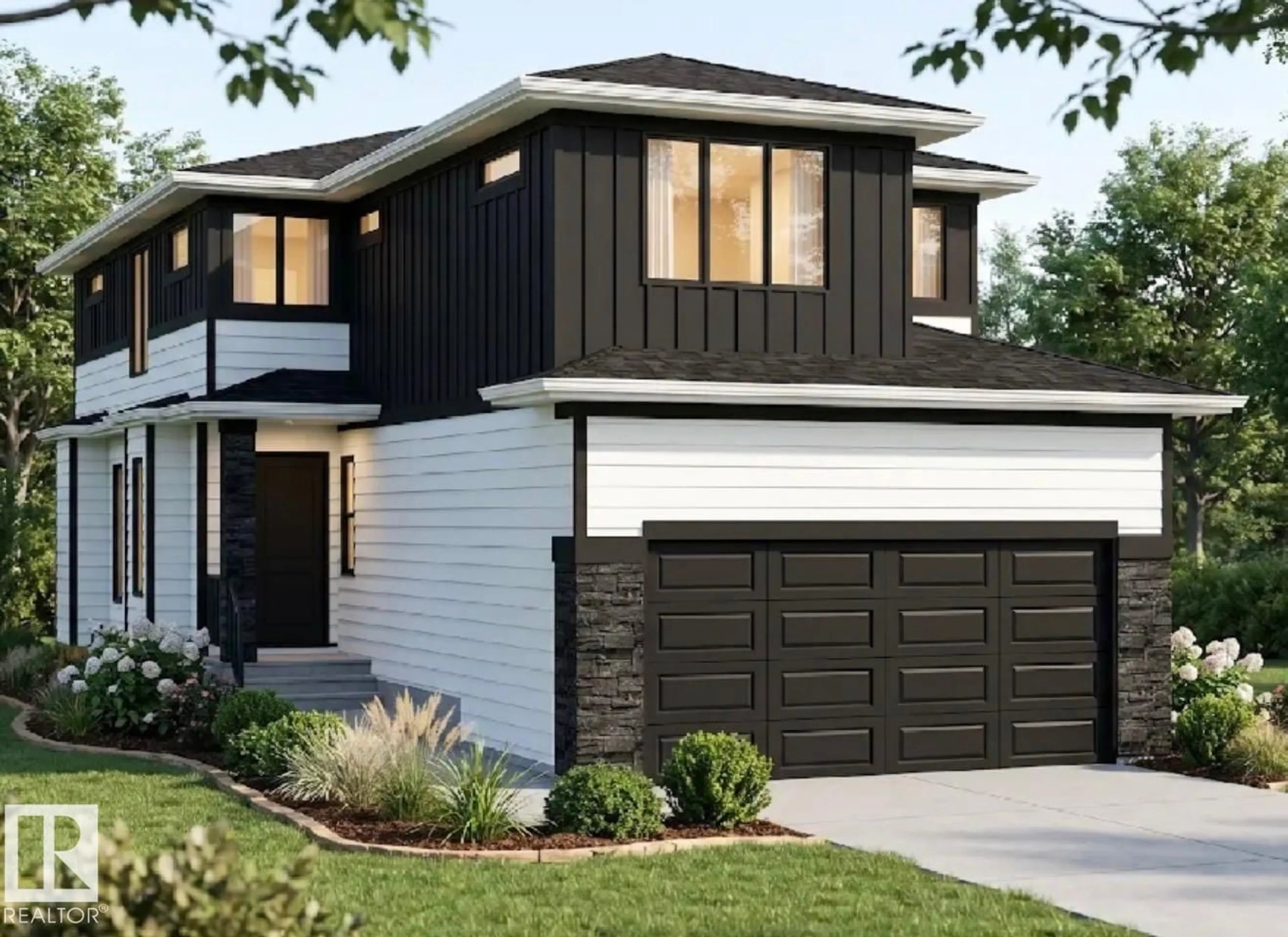 Home with vinyl exterior material, street for 31 NEWBURY CI, Sherwood Park Alberta T8B0G1