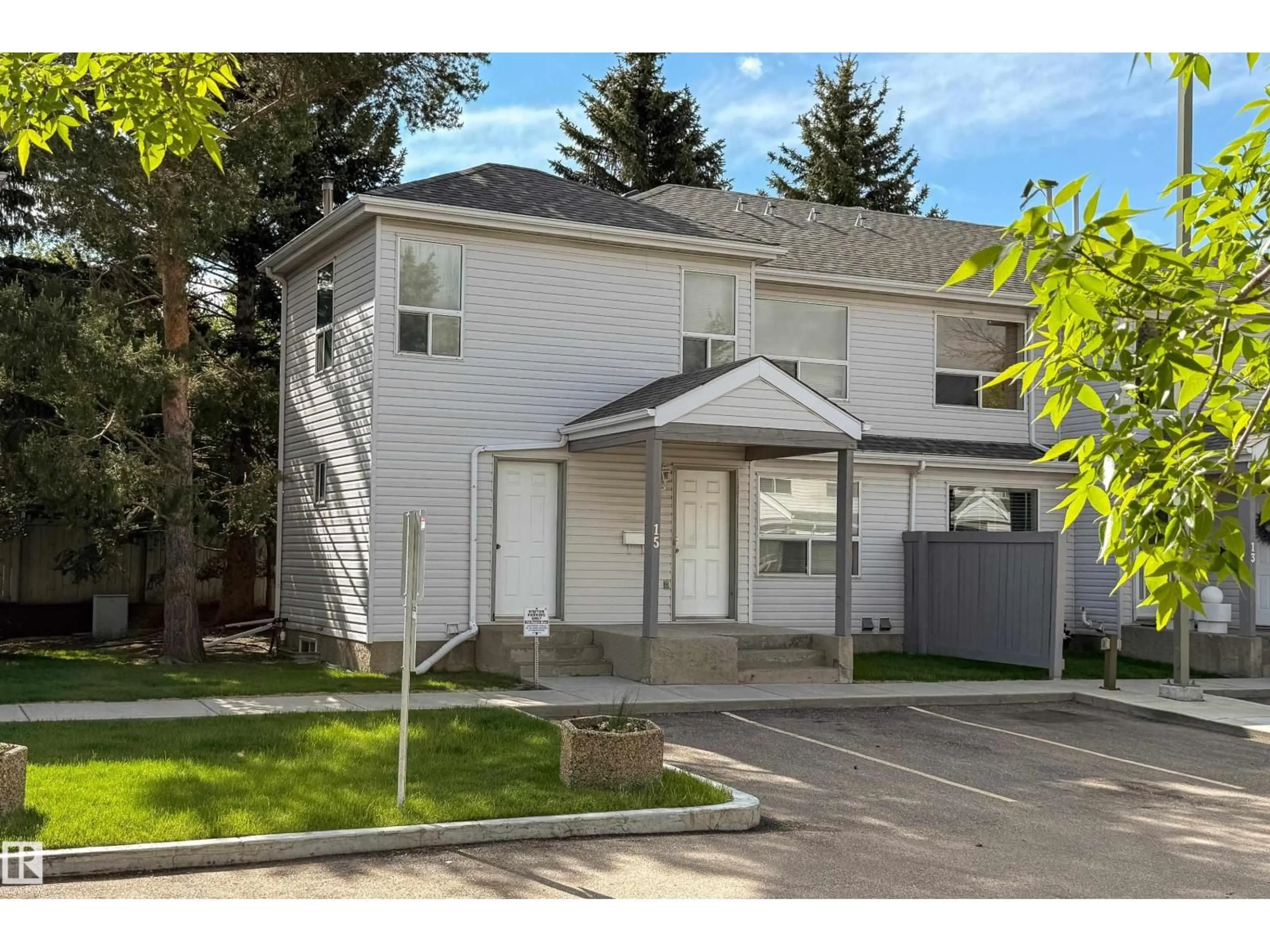 Home with vinyl exterior material, street for #15 - 603 YOUVILLE DR, Edmonton Alberta T6L6V8