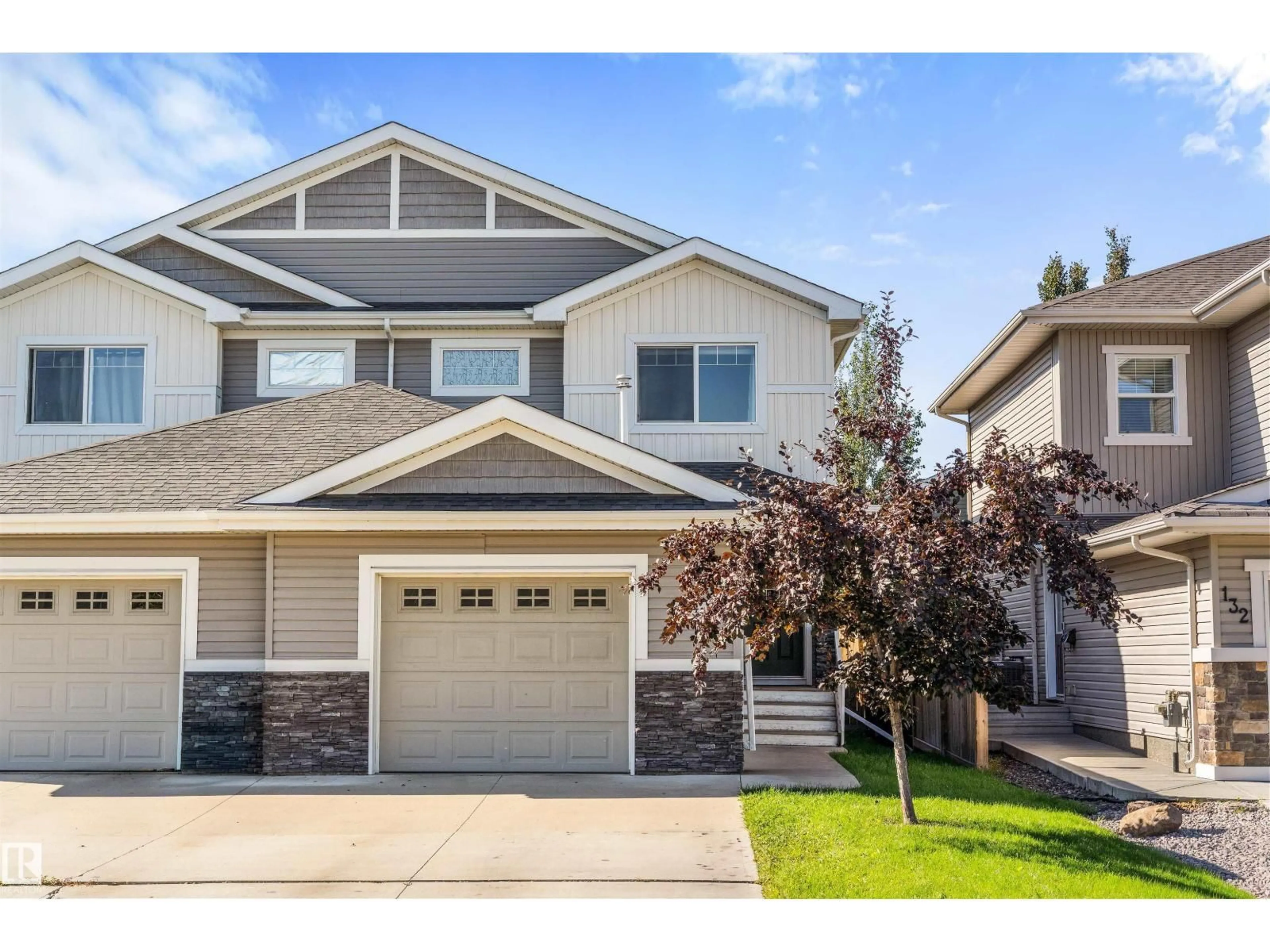 Home with vinyl exterior material, street for 134 BRICKYARD PL, Stony Plain Alberta T7Z0H9