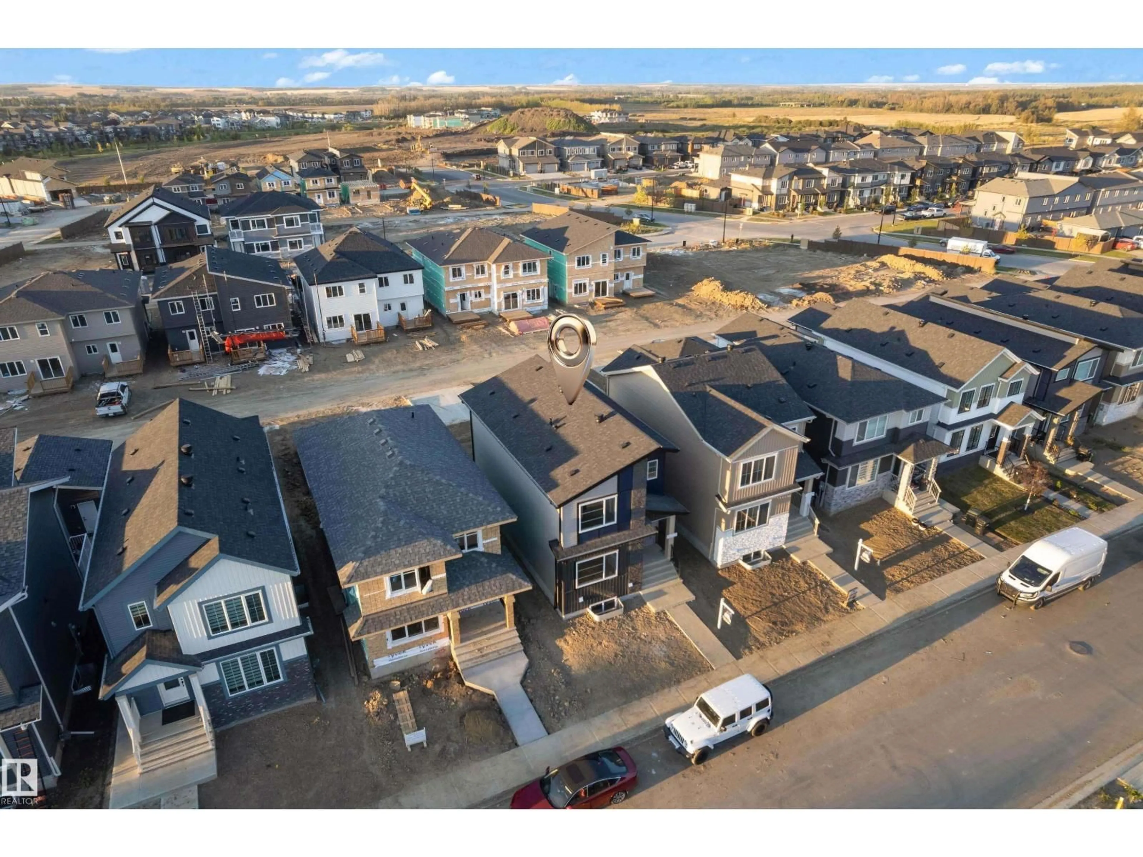 A pic from outside/outdoor area/front of a property/back of a property/a pic from drone, street for 16 WESTWYCK LI, Spruce Grove Alberta T7X4E9