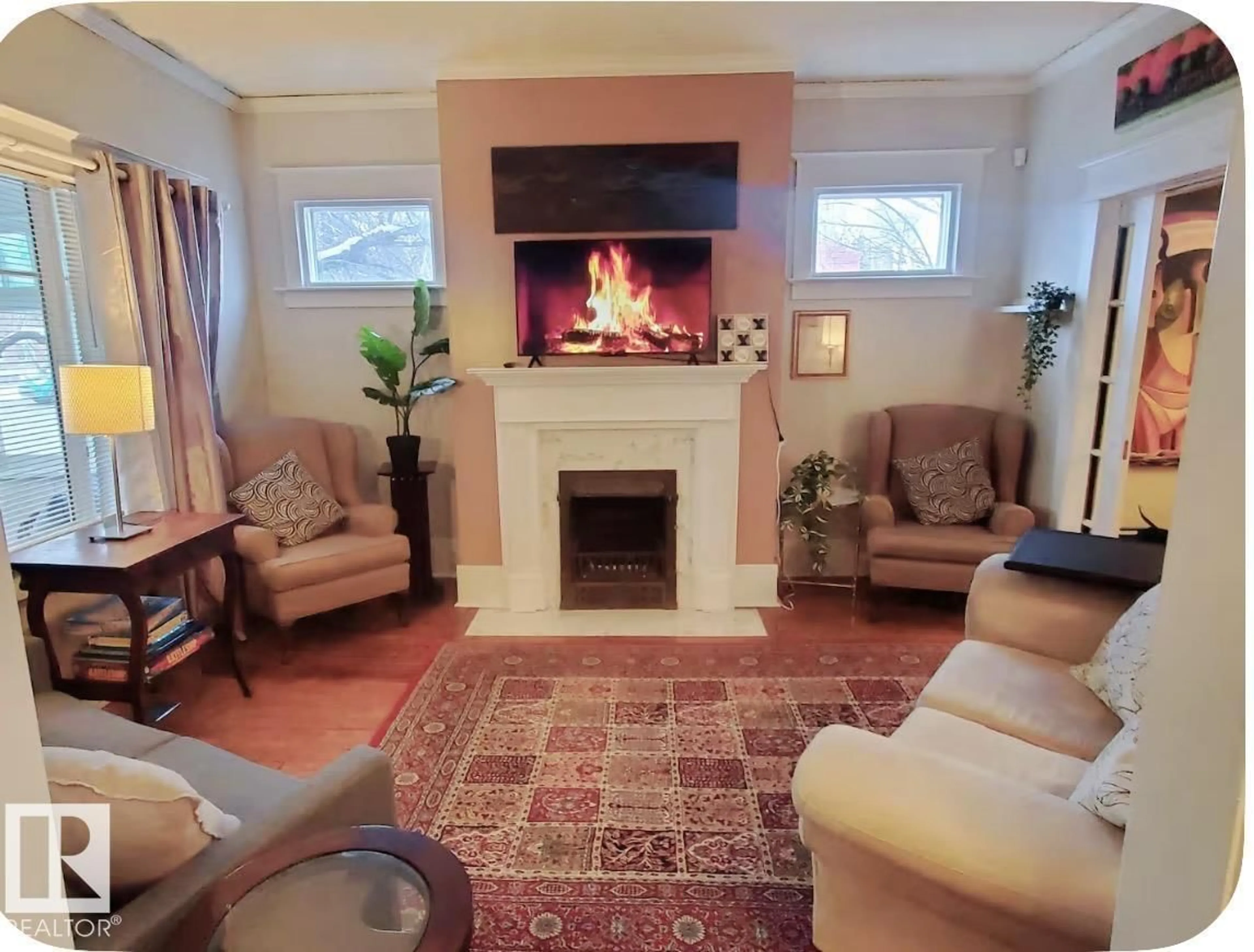 Living room with furniture, unknown for 10649 125 ST, Edmonton Alberta T5N1T7