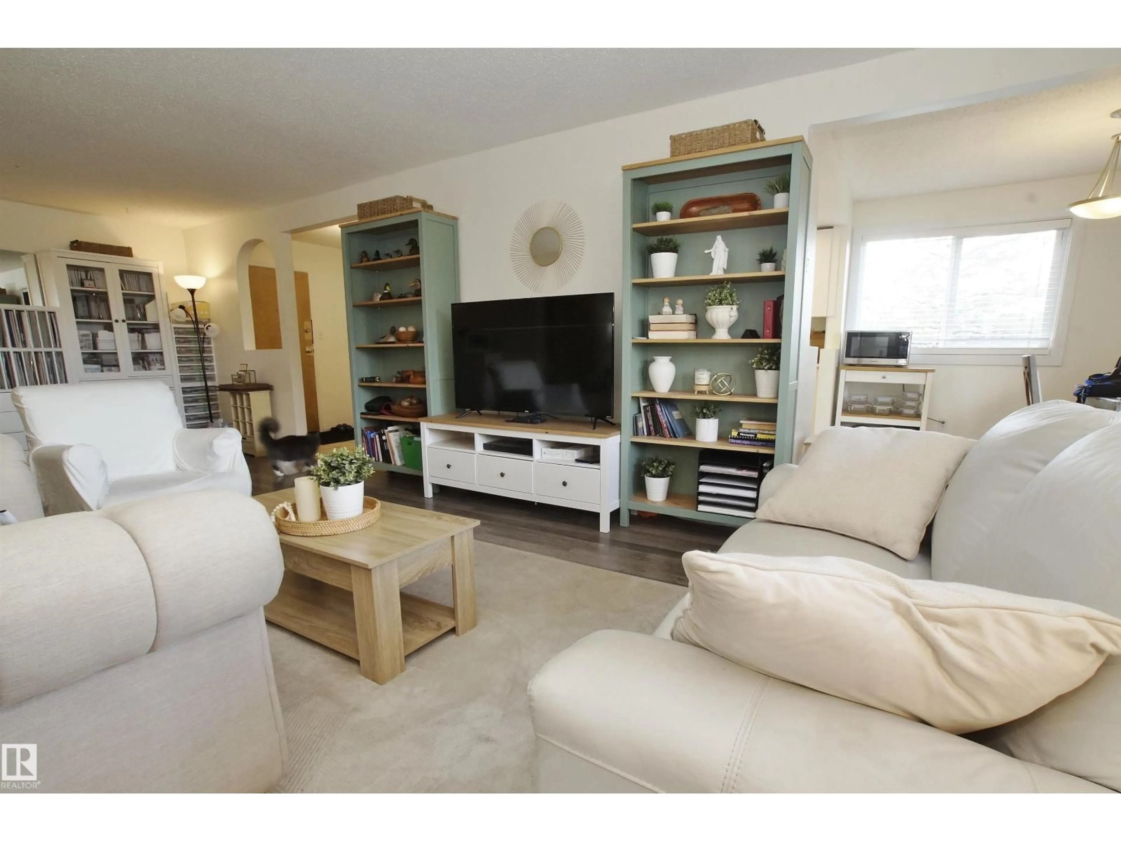 Living room with furniture, unknown for 235 - 4404 122 ST, Edmonton Alberta T6J4A9