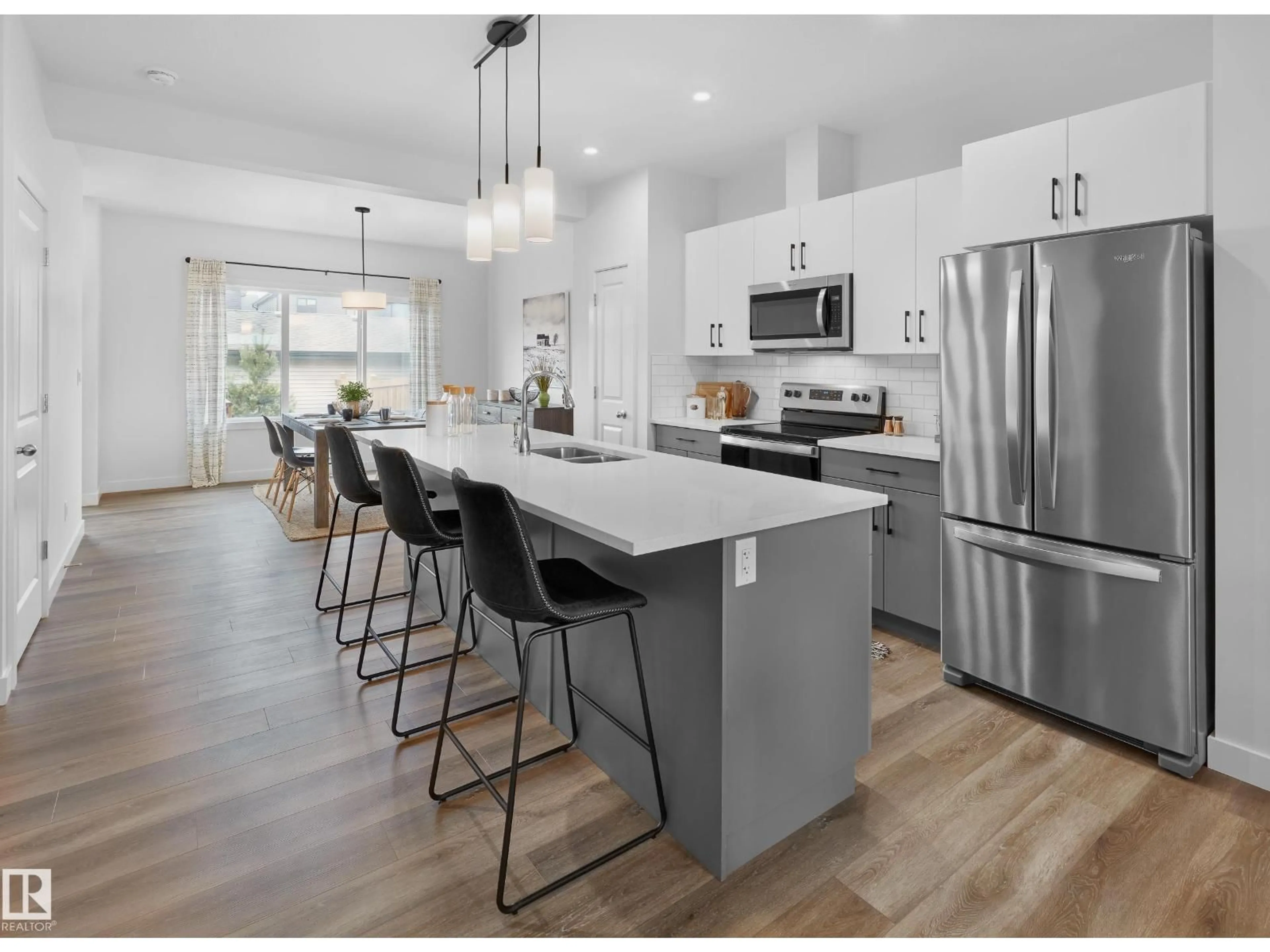 Open concept kitchen, unknown for 129 CHELLES WD, St. Albert Alberta T8T2C2