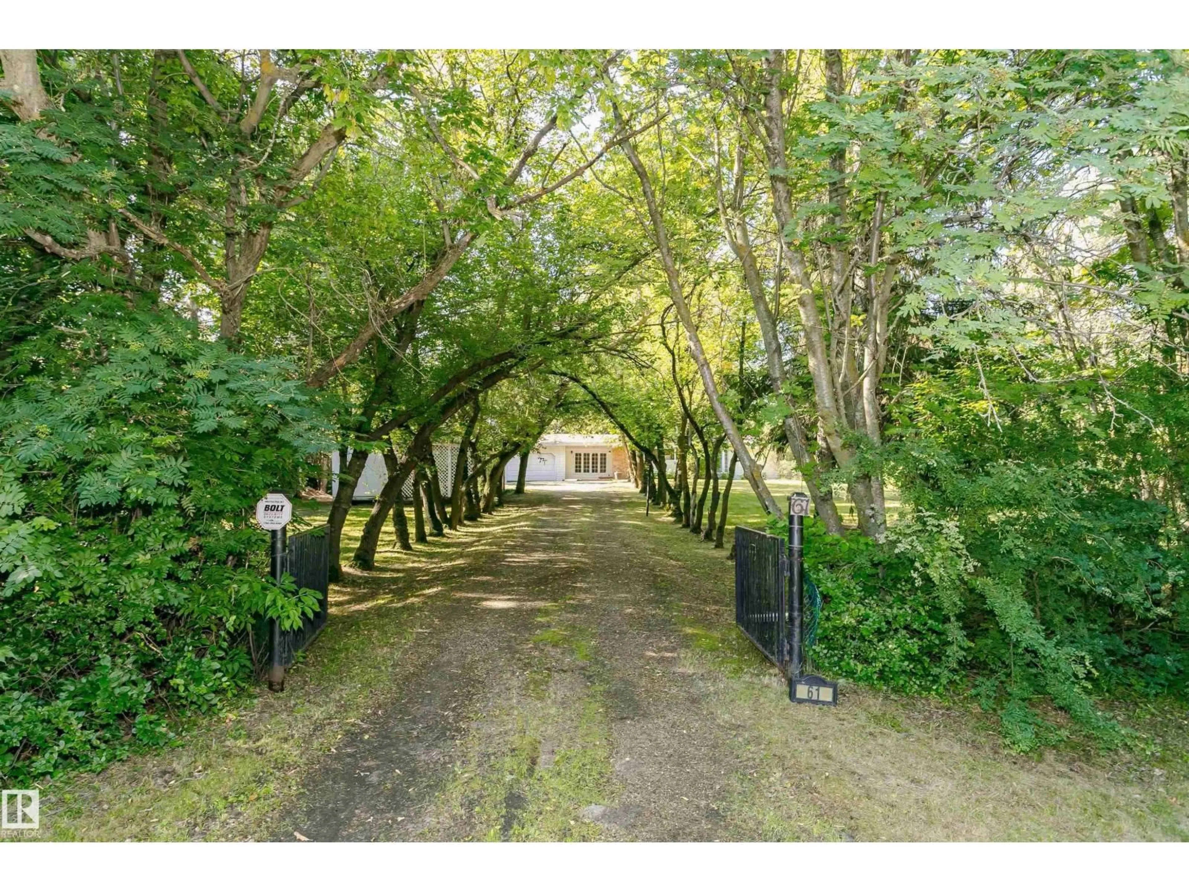 A pic from outside/outdoor area/front of a property/back of a property/a pic from drone, forest/trees view for 52349 RGE ROAD 233, Rural Strathcona County Alberta T8B1C8