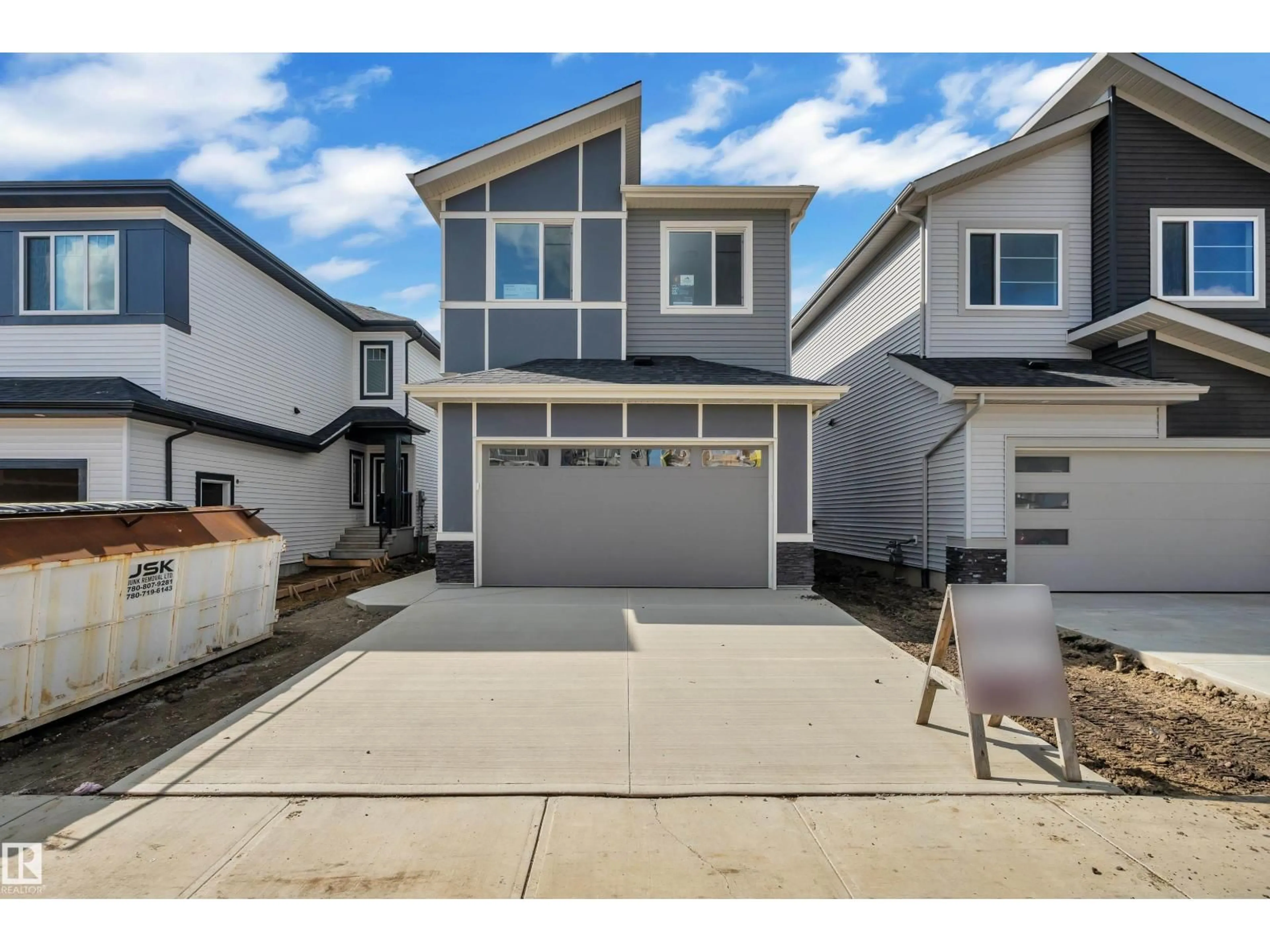 Home with vinyl exterior material, street for 4212 63 ST, Beaumont Alberta T4X0V1