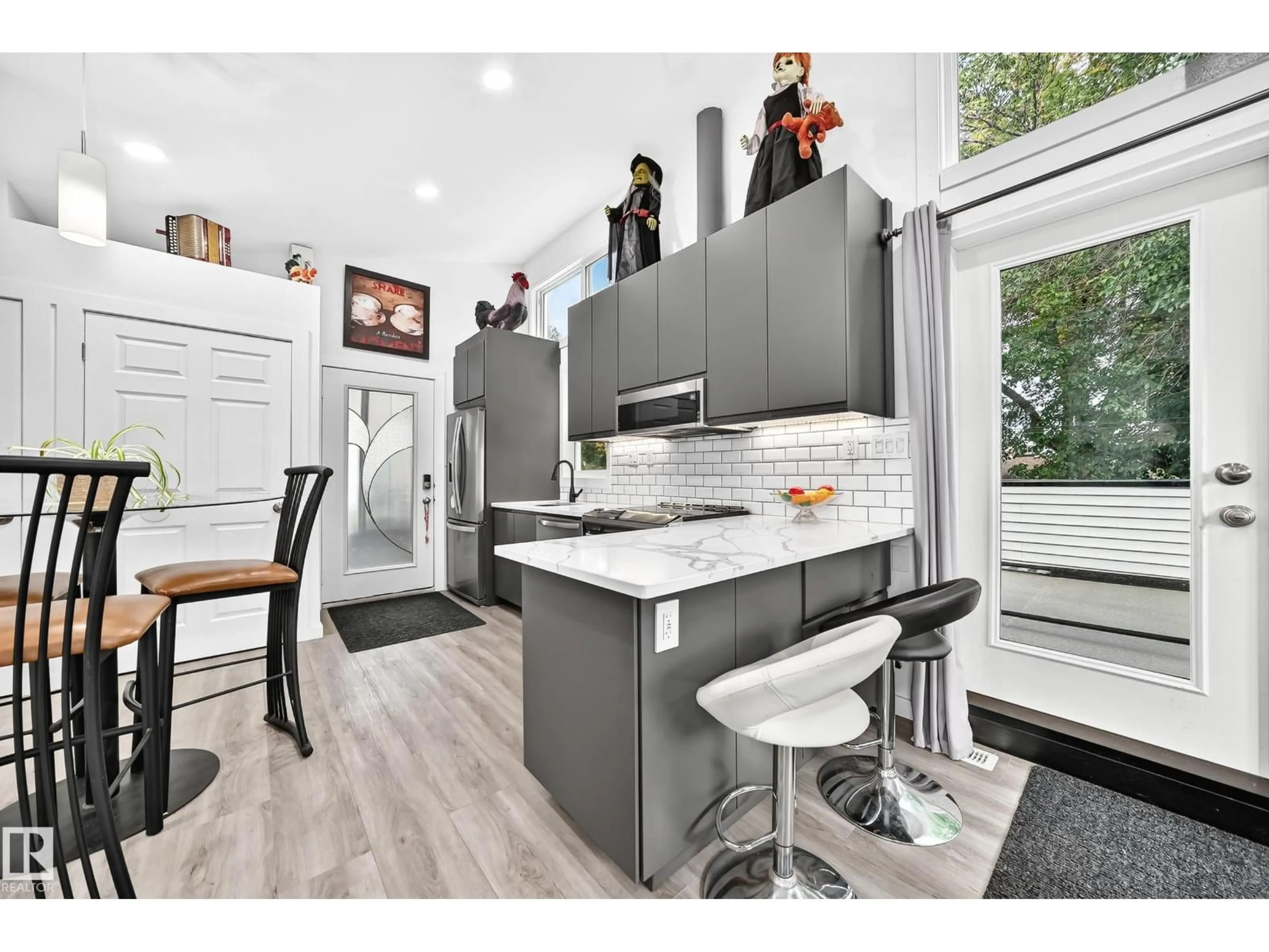 Open concept kitchen, unknown for 12045 64 ST, Edmonton Alberta T5W4J5