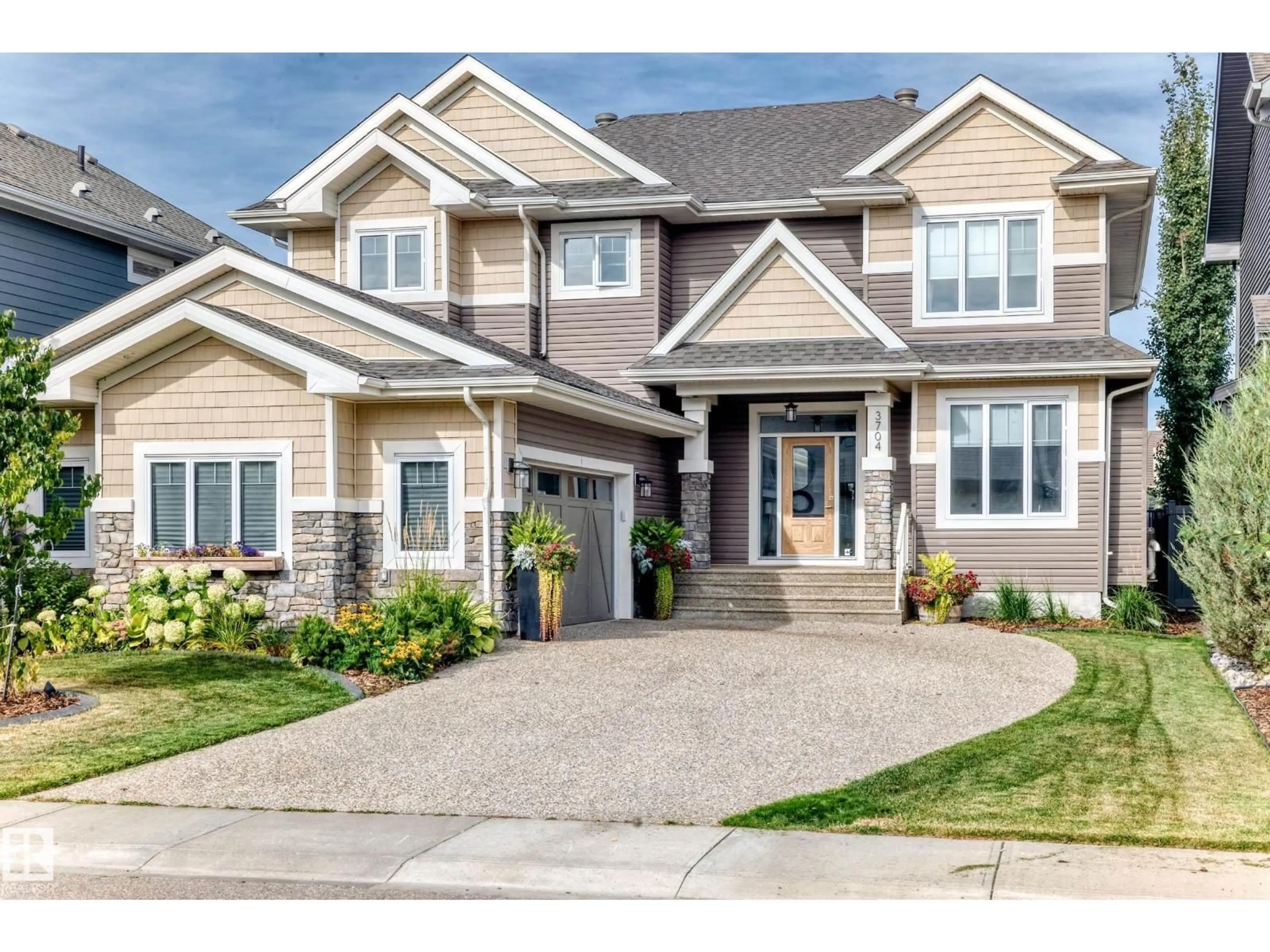 Home with brick exterior material, street for 3704 WESTCLIFF WY, Edmonton Alberta T6W2T1