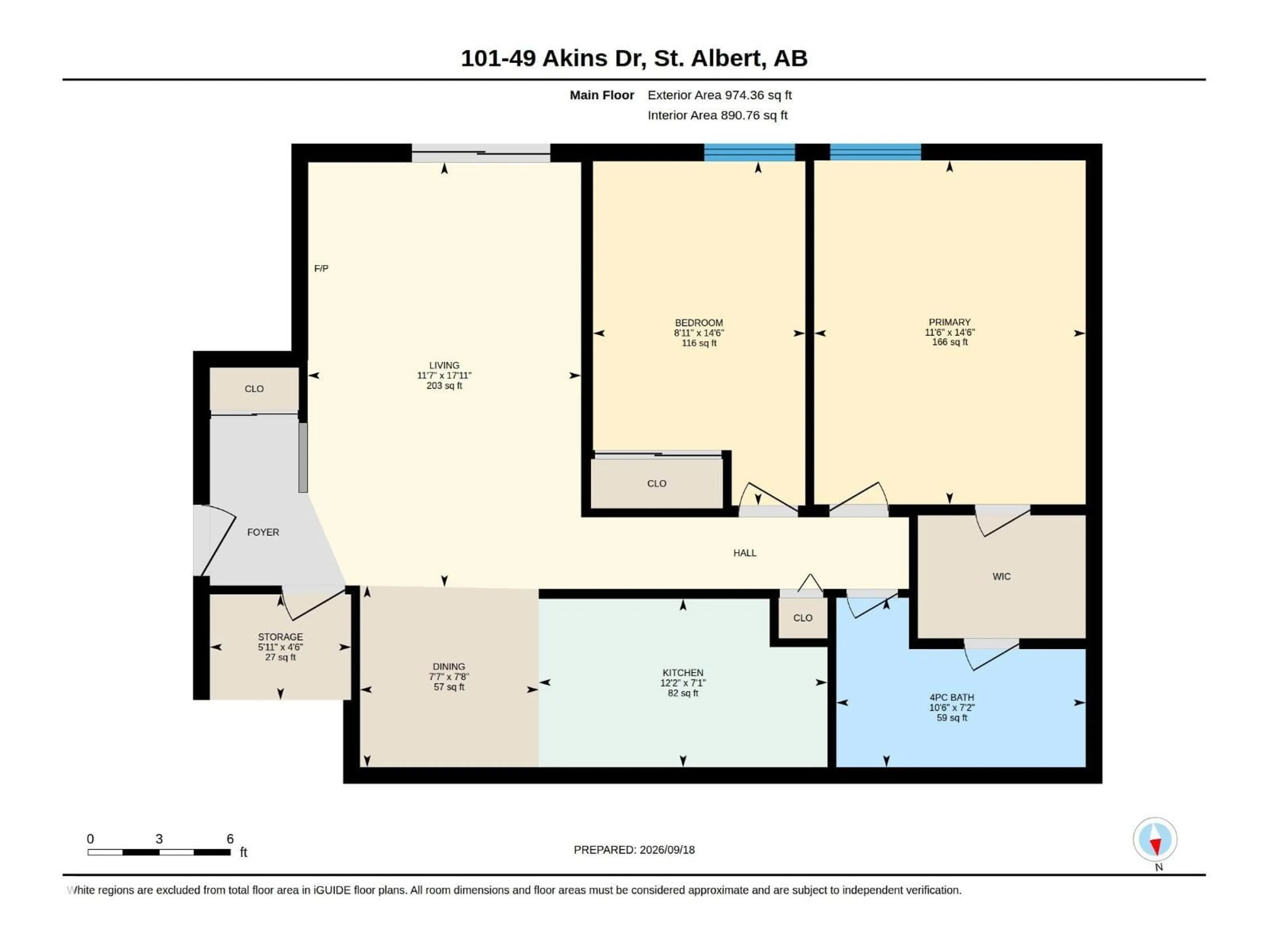 Floor plan for 101 49 AKINS DR, St. Albert Alberta T8N3M6