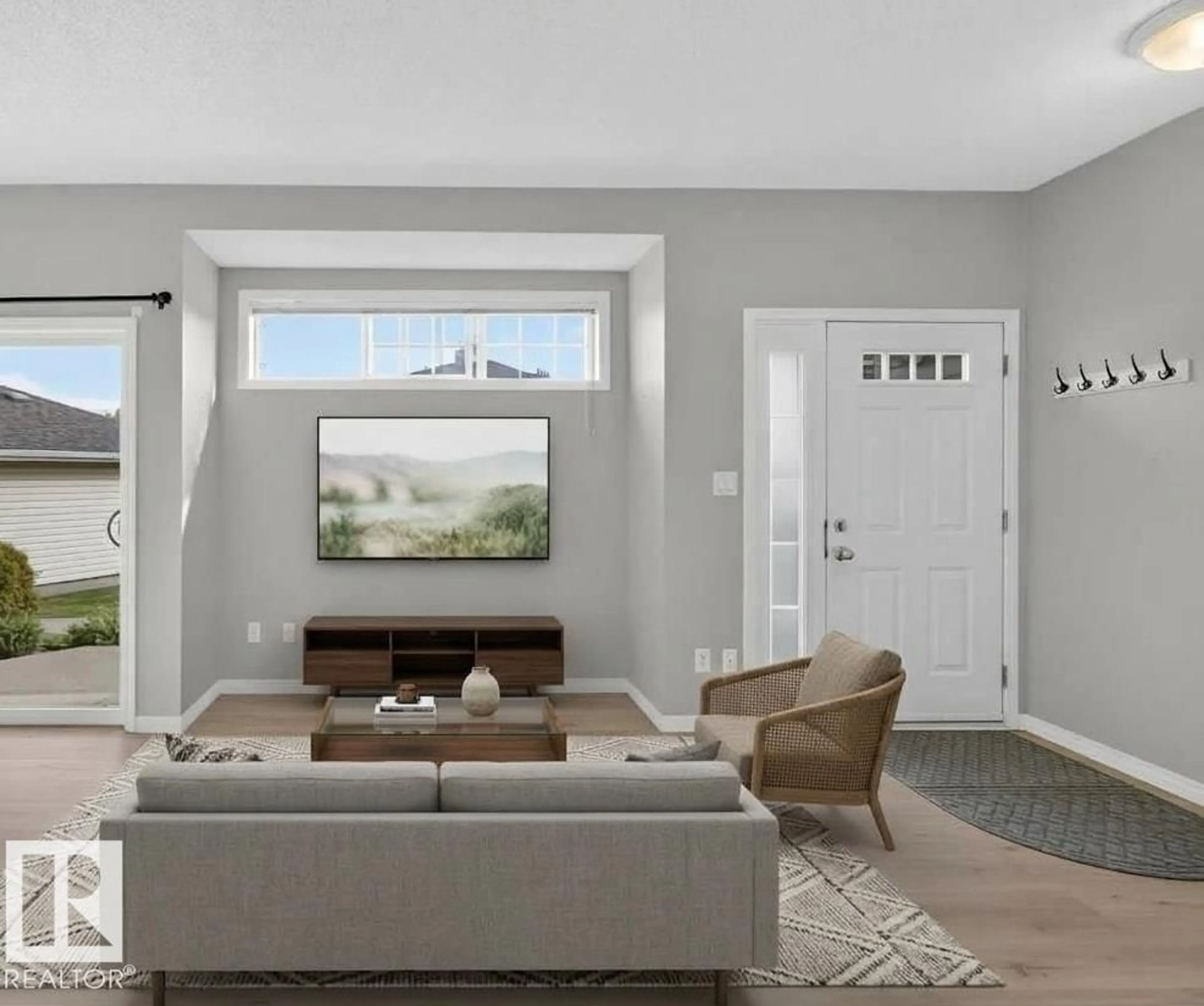 Living room with furniture, unknown for 460 - 156 CRANBERRY WY, Sherwood Park Alberta T8H2R3
