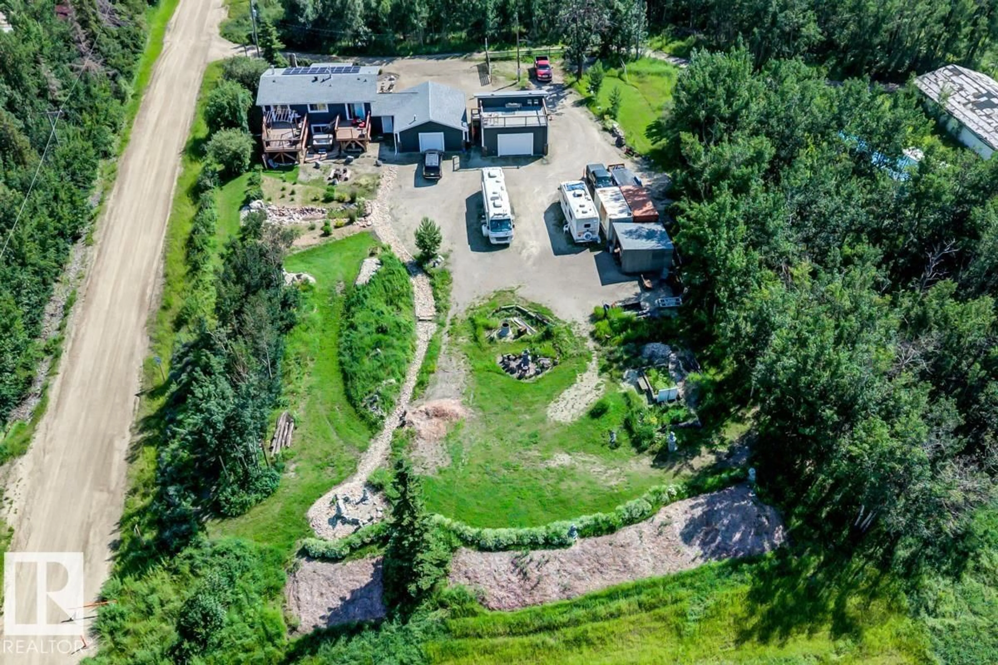 A pic from outside/outdoor area/front of a property/back of a property/a pic from drone, unknown for #2 - 53220 RGE ROAD 263, Rural Parkland County Alberta T7X4M1