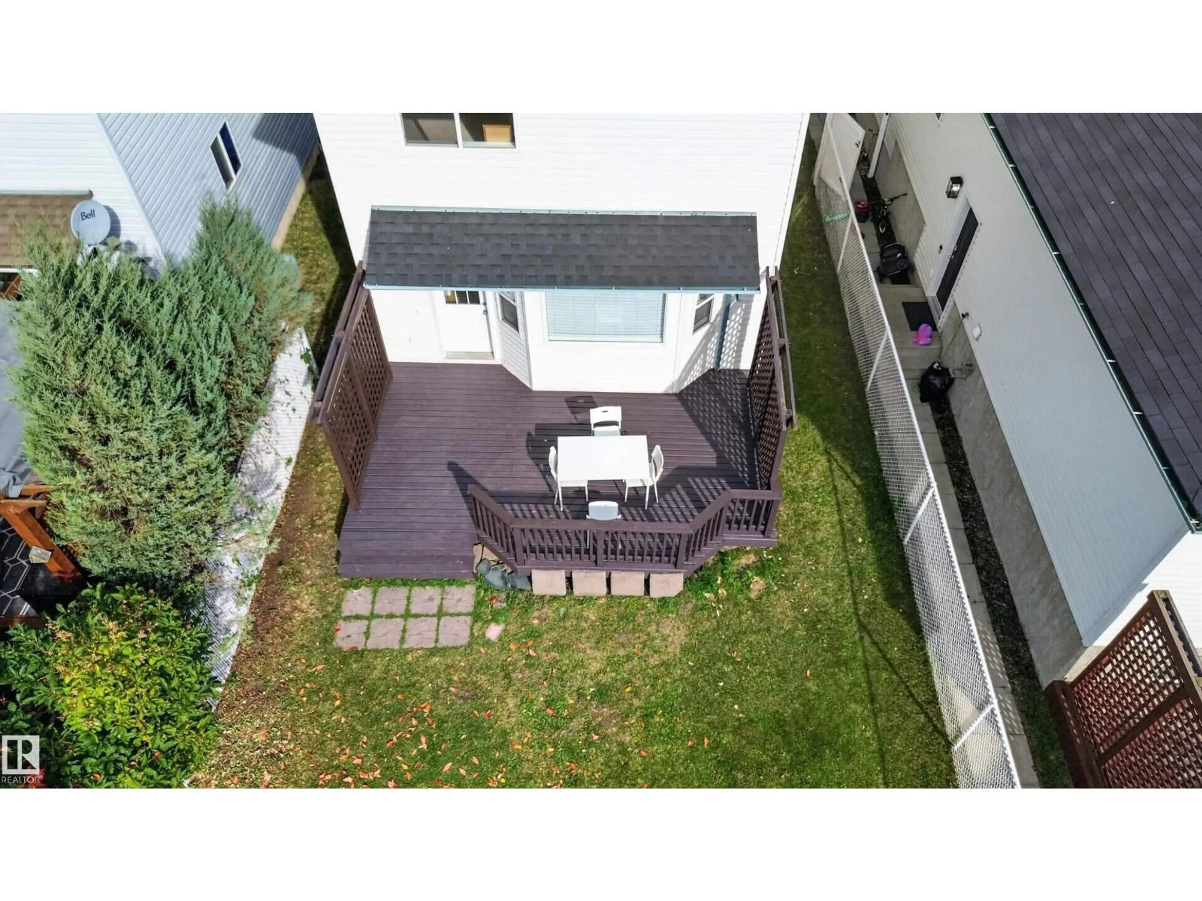 A pic from outside/outdoor area/front of a property/back of a property/a pic from drone, street for NW - 4409 150 AV, Edmonton Alberta T5Y2Z8
