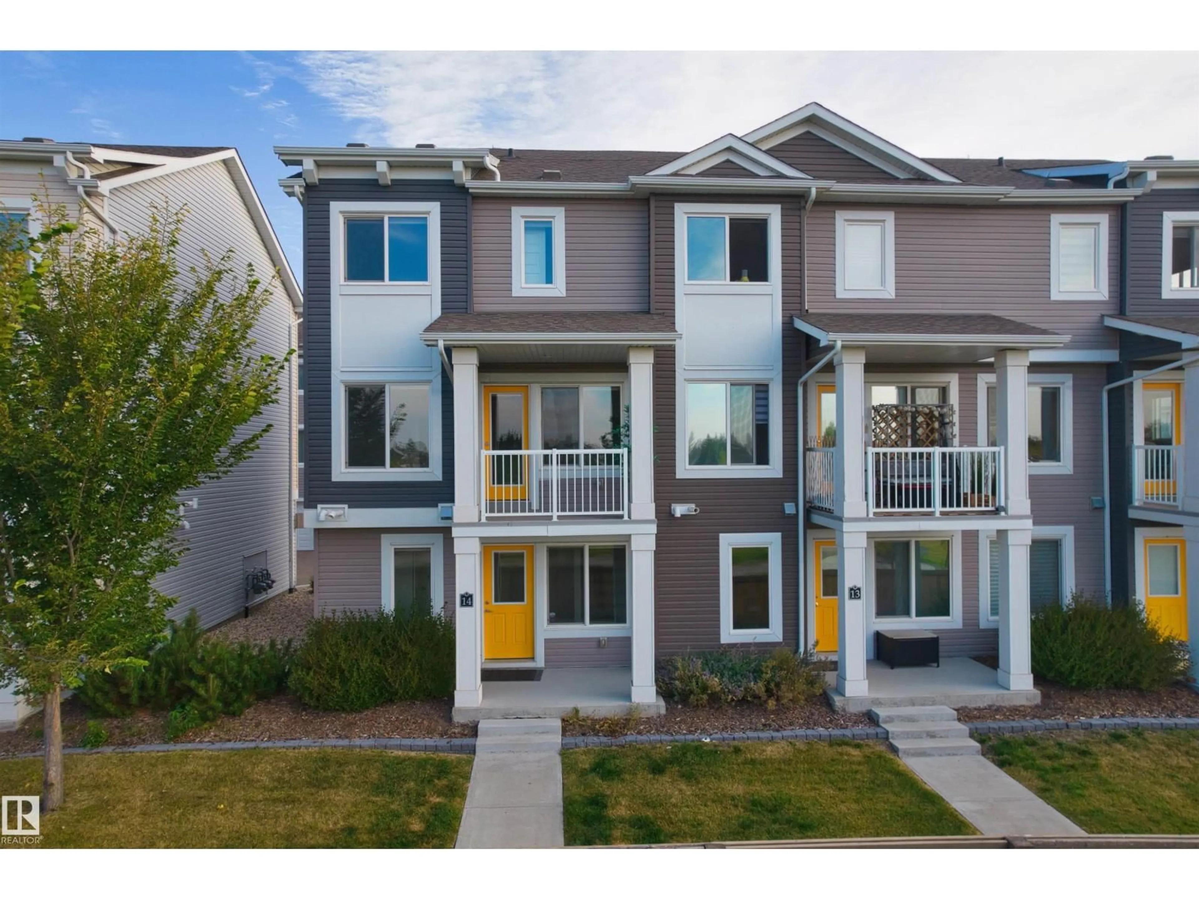 Home with vinyl exterior material, street for #14 - 330 BULYEA RD, Edmonton Alberta T6R0W8
