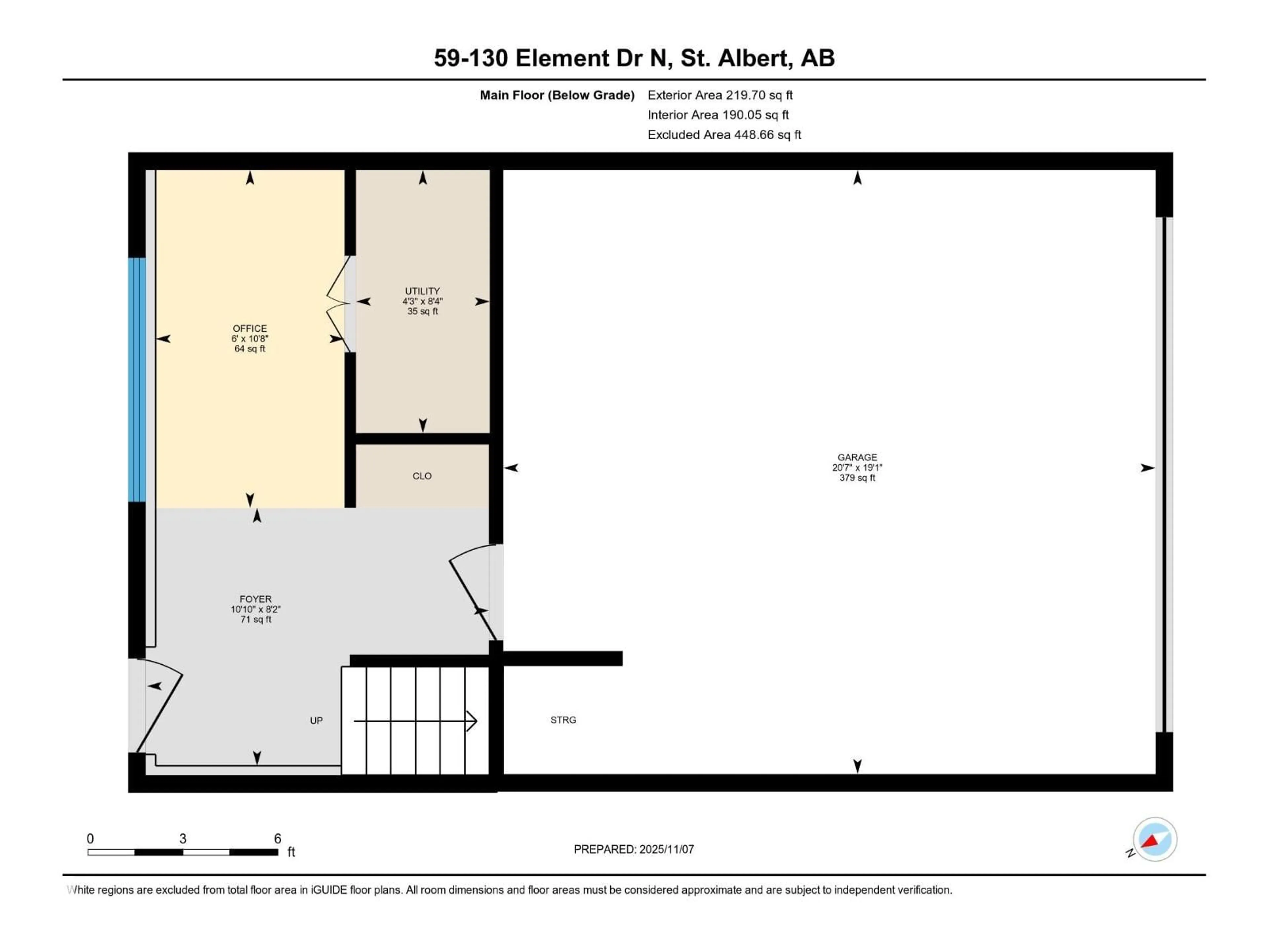 Floor plan for #21 - 130 ELEMENT DR, St. Albert Alberta T8N7X2