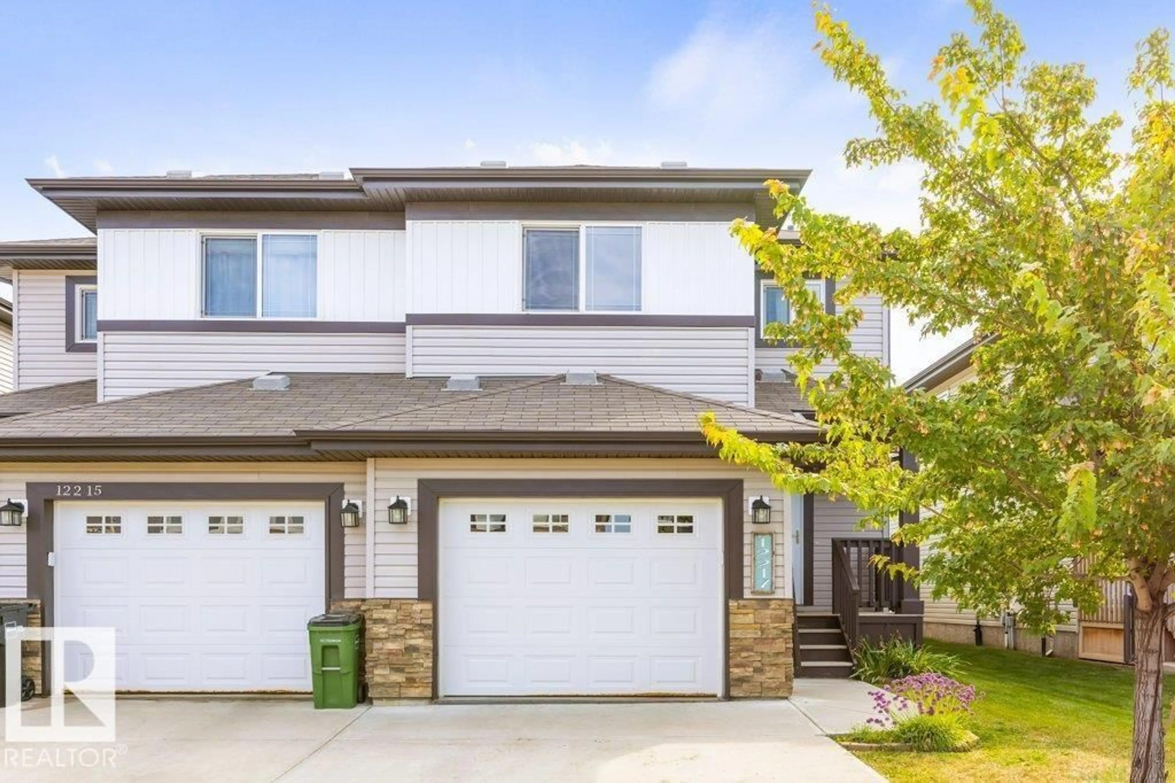Home with vinyl exterior material, street for NW - 12217 177 AV, Edmonton Alberta T5X0L1