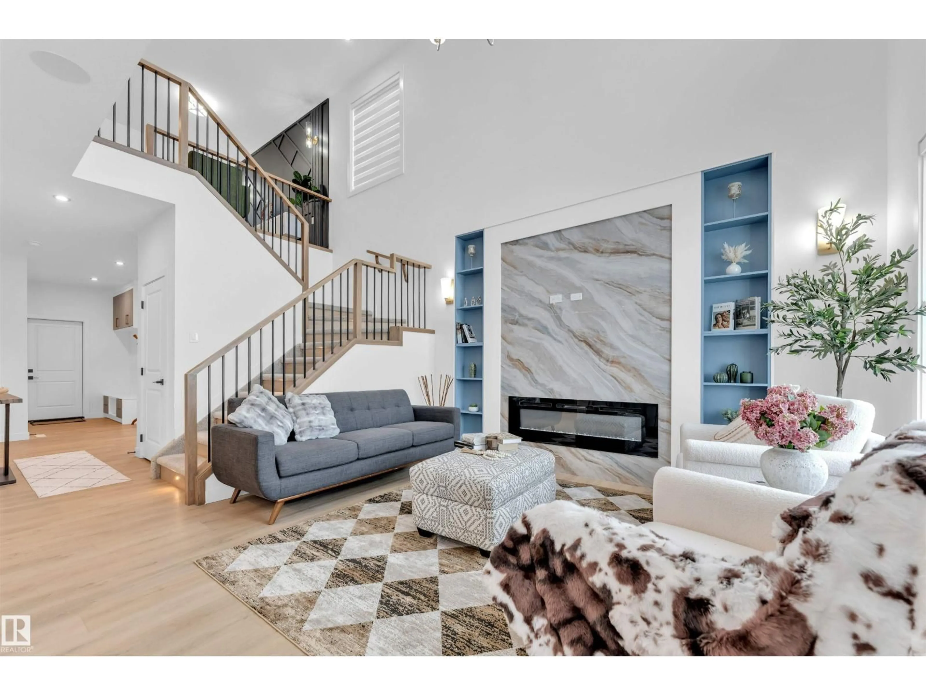 Living room with furniture, unknown for 2 TENUTO LI, Spruce Grove Alberta T7X4E2