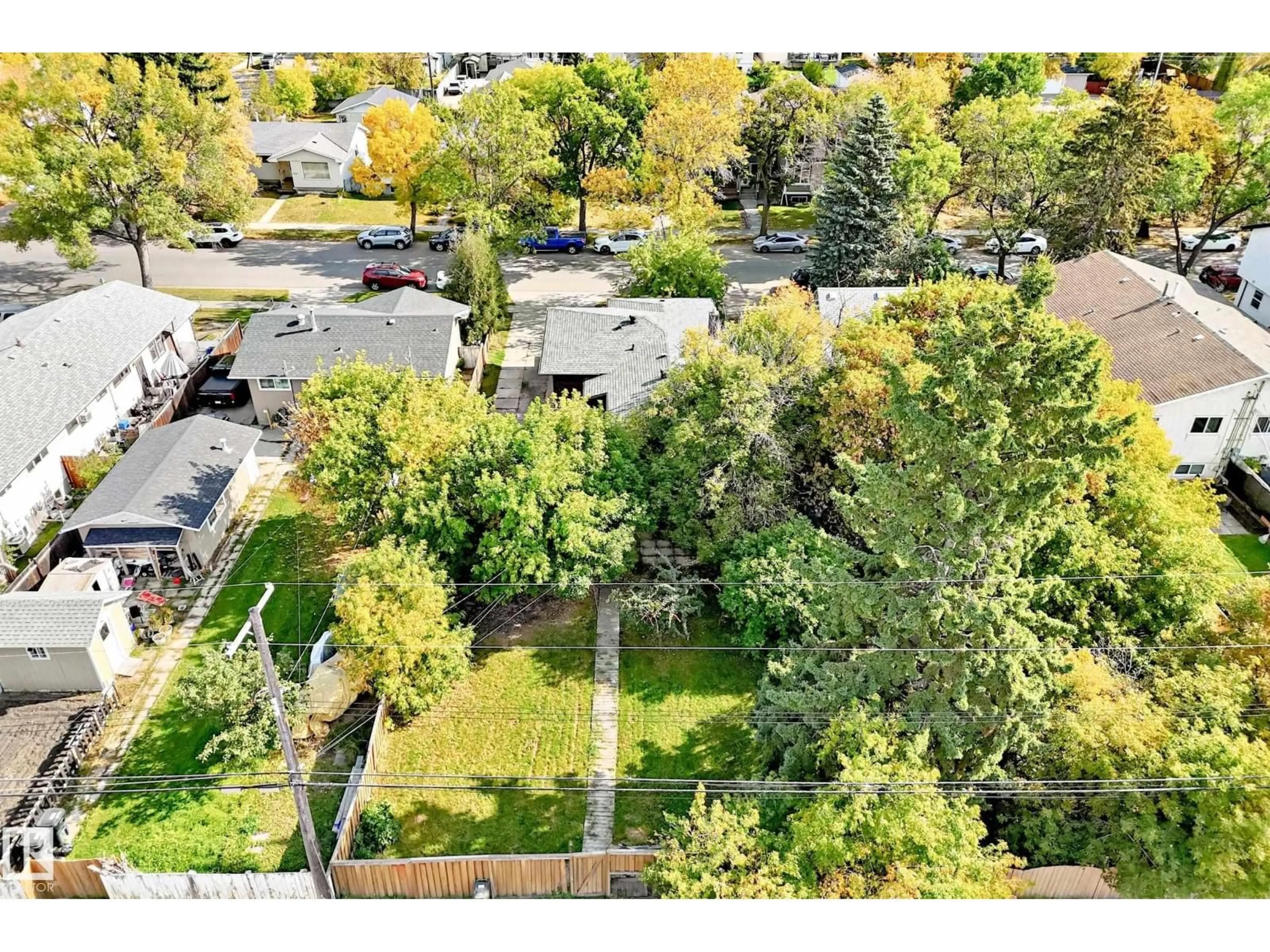 A pic from outside/outdoor area/front of a property/back of a property/a pic from drone, street for NW - 9536 155 ST, Edmonton Alberta T5P2K4