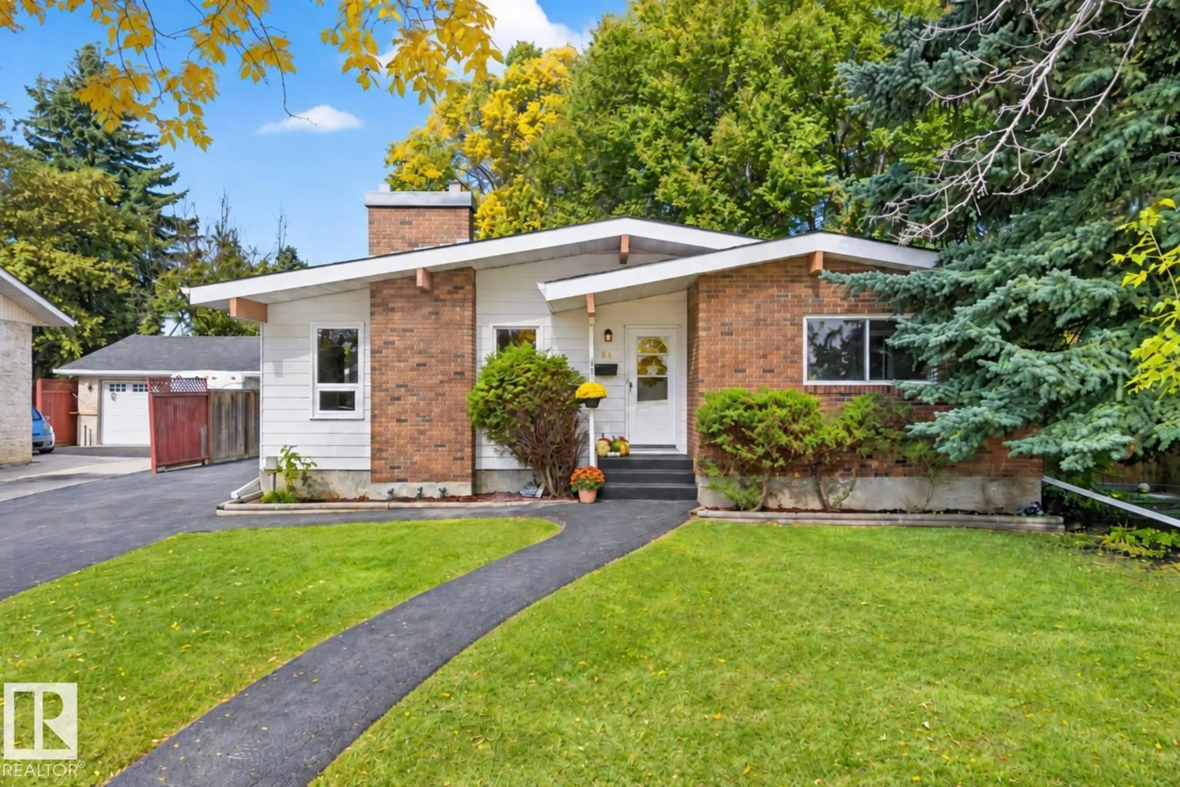 Home with brick exterior material, street for 64 LORRAINE CR, St. Albert Alberta T8N2R3