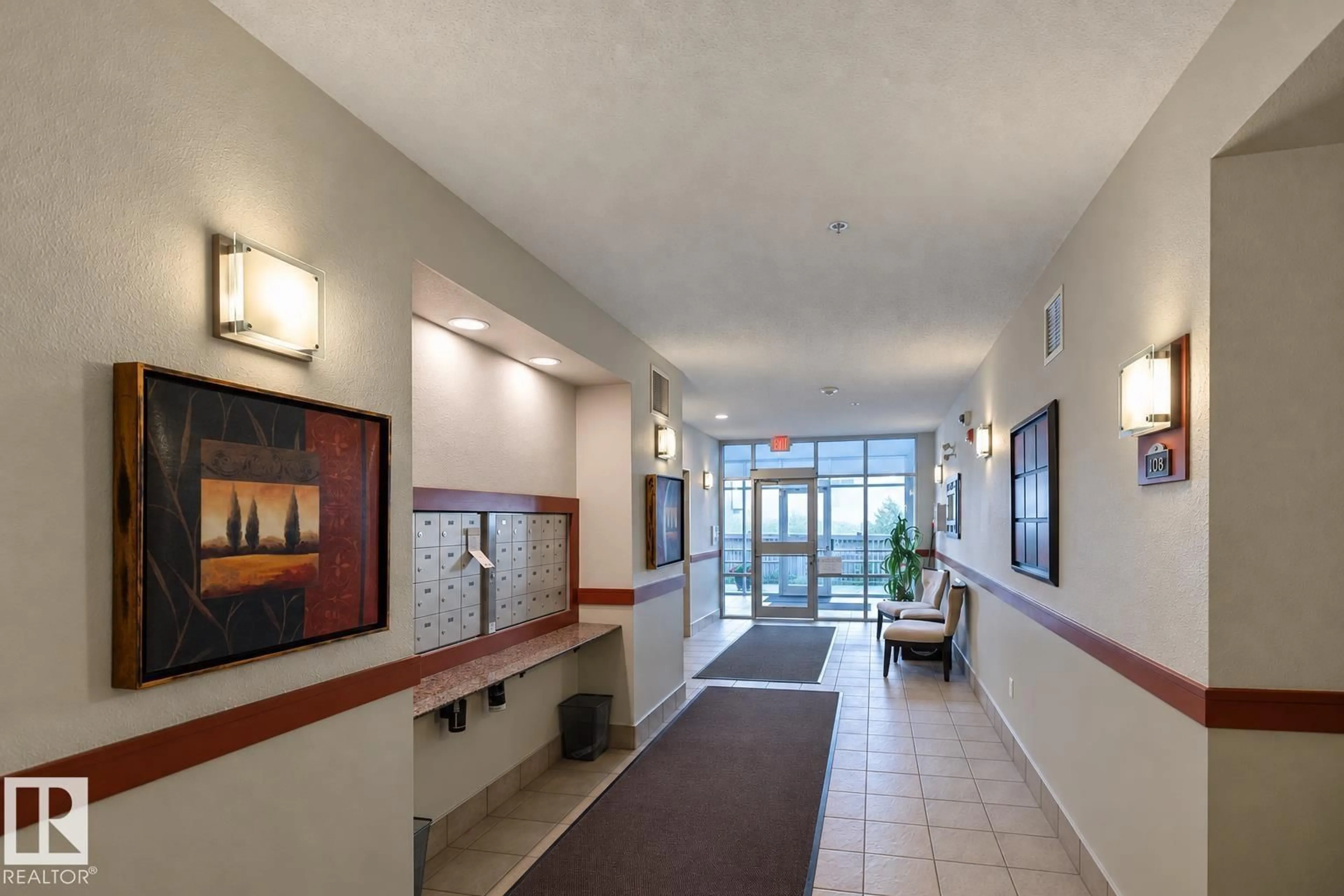 Lobby for 101 - 11140 68 AV, Edmonton Alberta T6H2C2